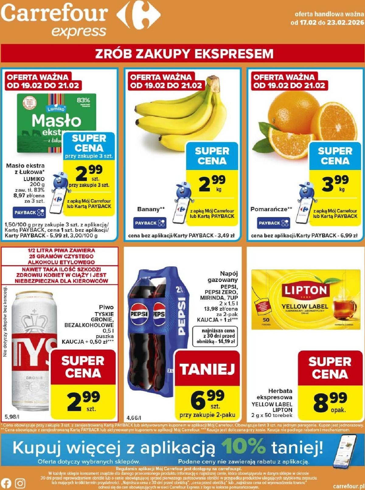 Gazetka Carrefour - Express 1 - ważna od 17.02.2026 do 23.02.2026