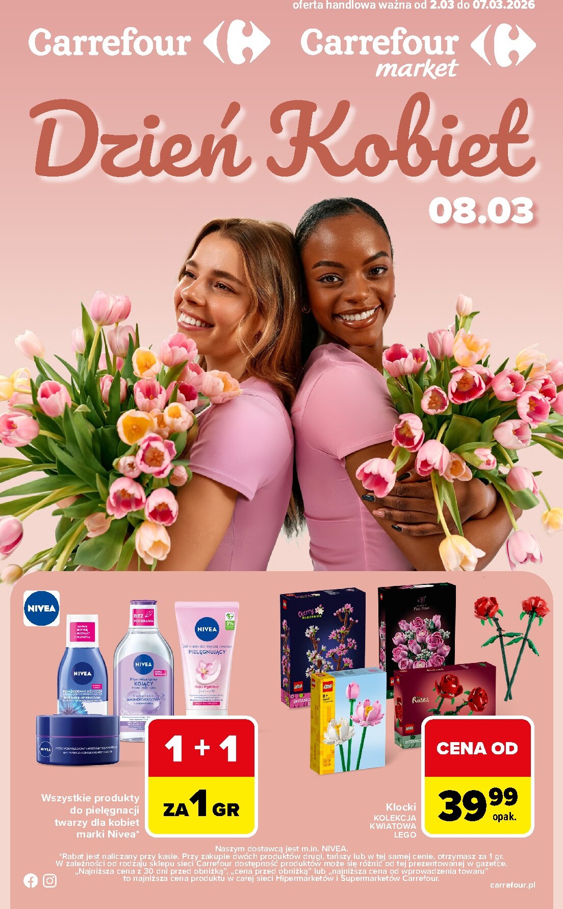 Gazetka Carrefour - Dzień Kobiet - ważna od 02.03.2026 do 07.03.2026
