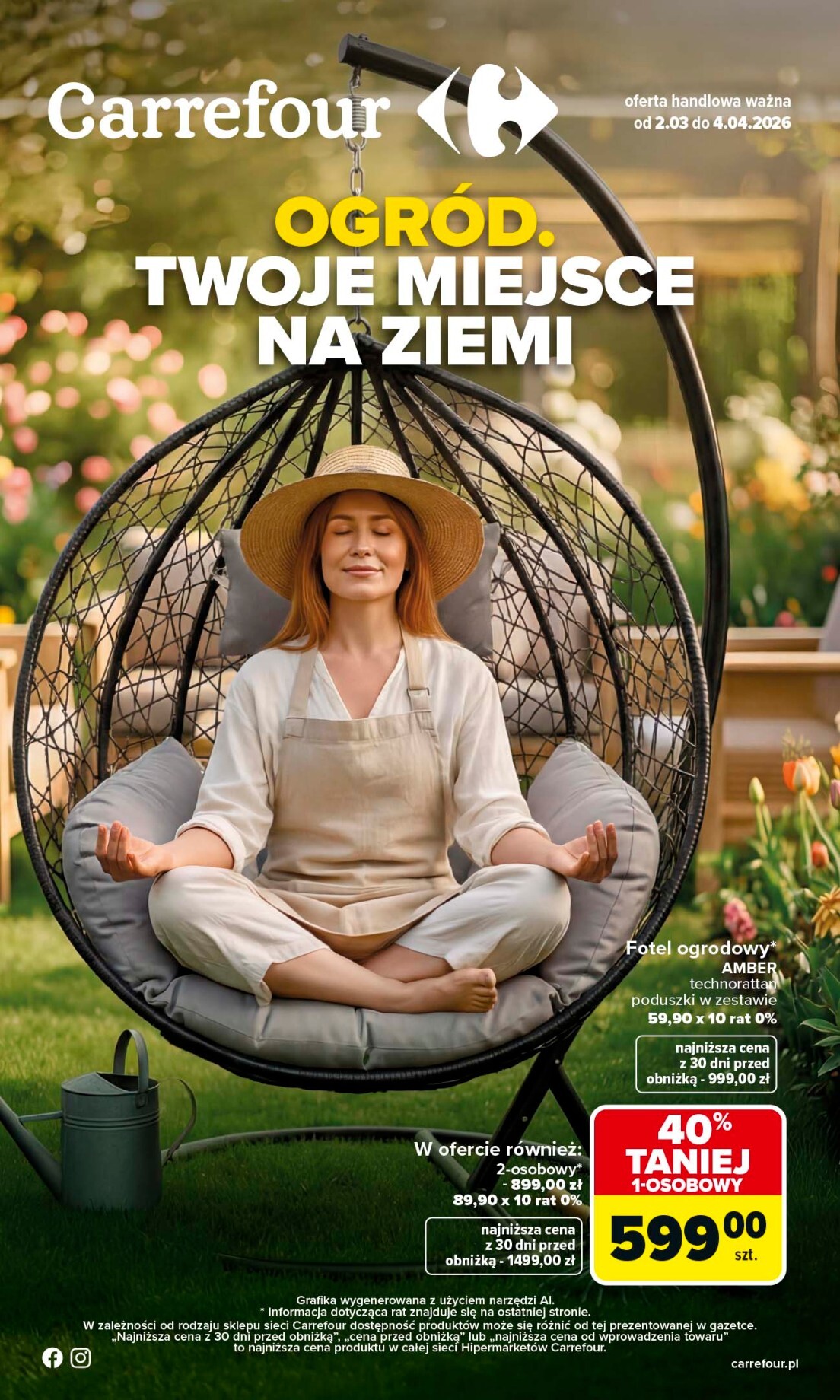 Gazetka Carrefour - Ogród - ważna od 02.03.2026 do 04.04.2026