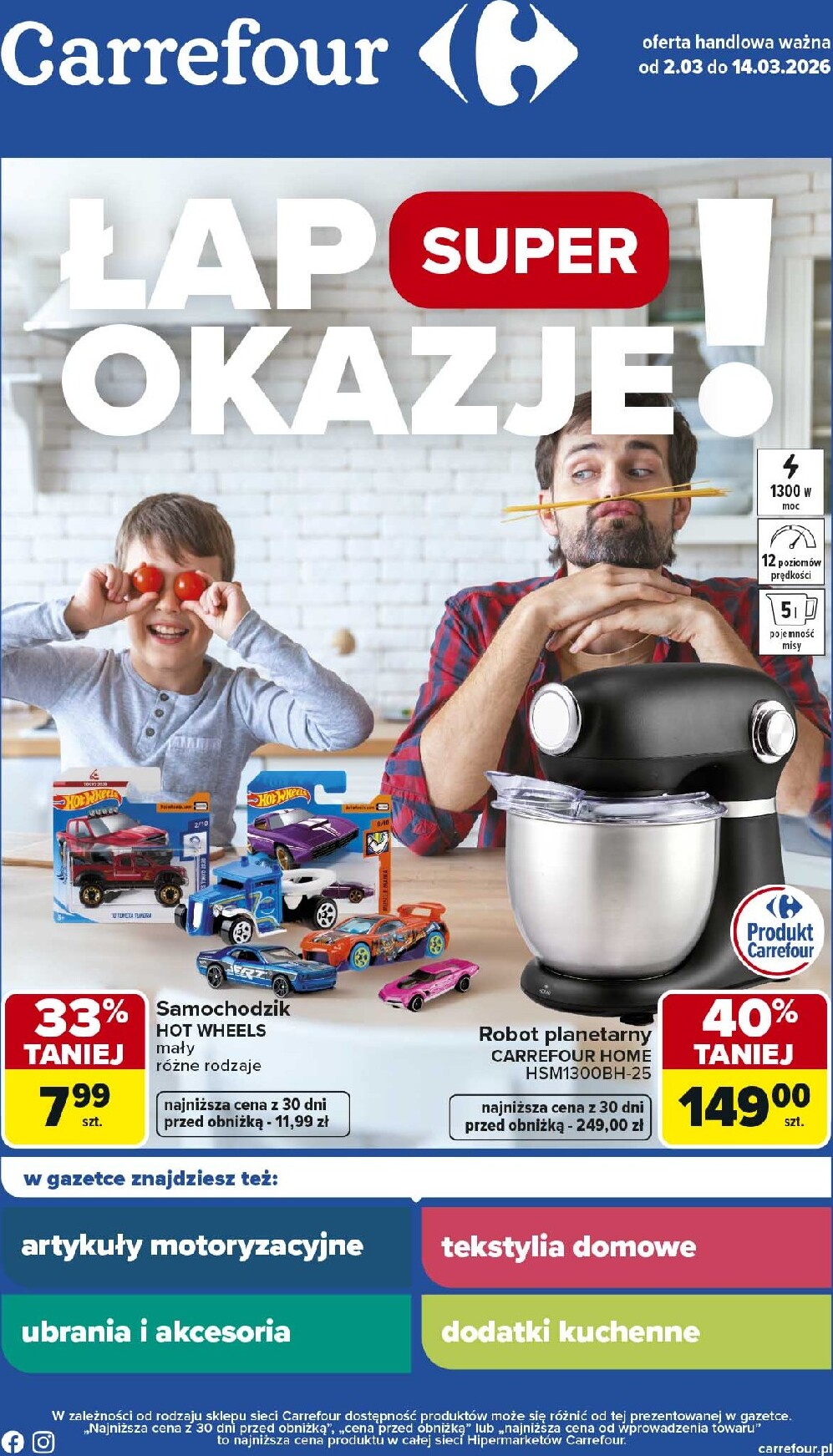 Gazetka Carrefour - Super Okazje - ważna od 02.03.2026 do 14.03.2026