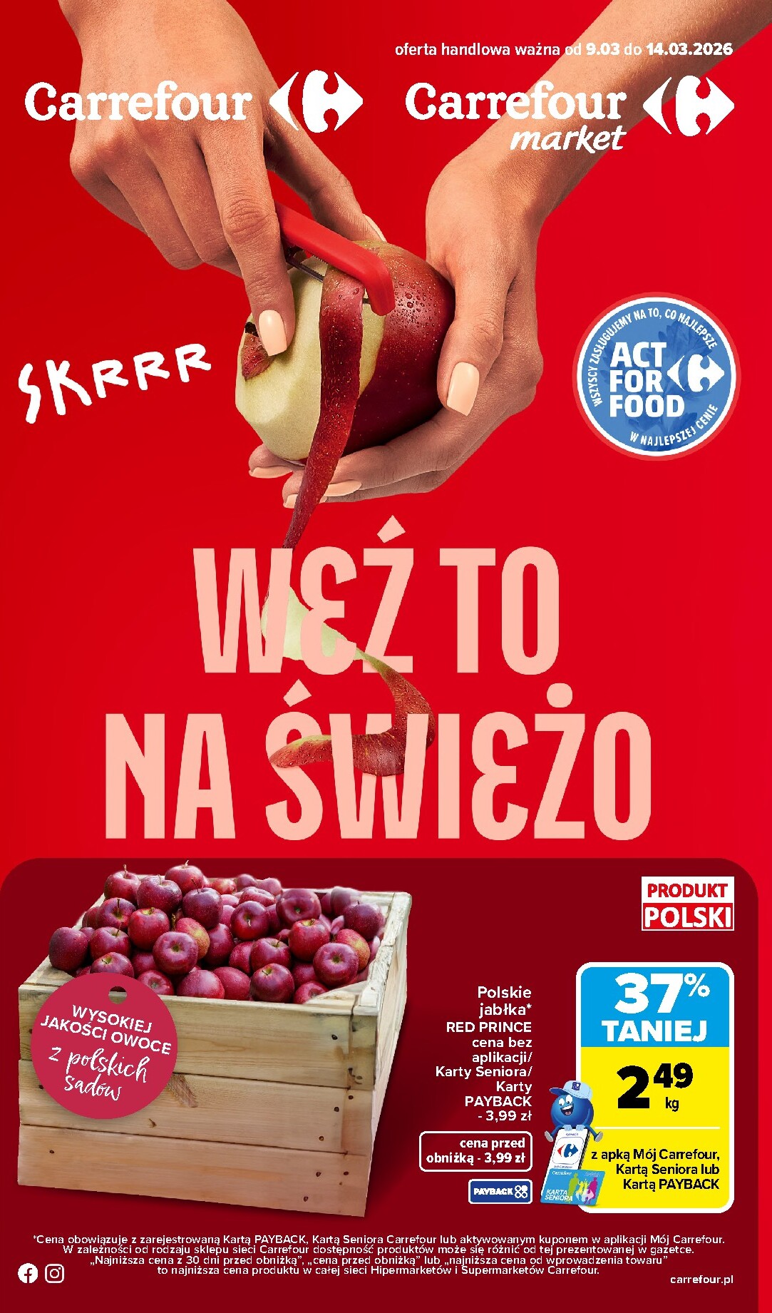 Gazetka Carrefour - Weź to na świeżo - ważna od 09.03.2026 do 14.03.2026