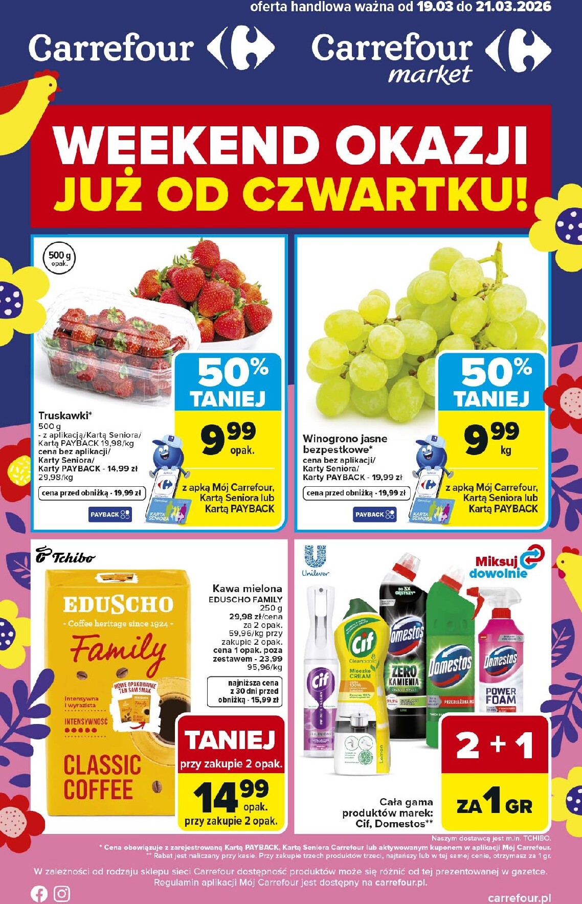 Gazetka Carrefour - Weekend promek - ważna od 19.03.2026 do 21.03.2026