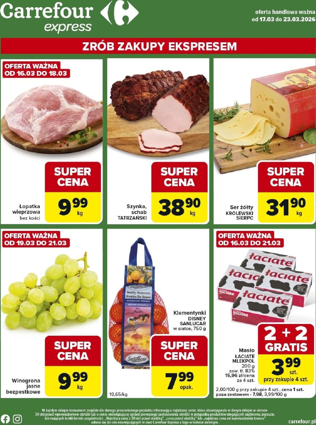 Gazetka Carrefour - Express 2 - ważna od 17.03.2026 do 23.03.2026