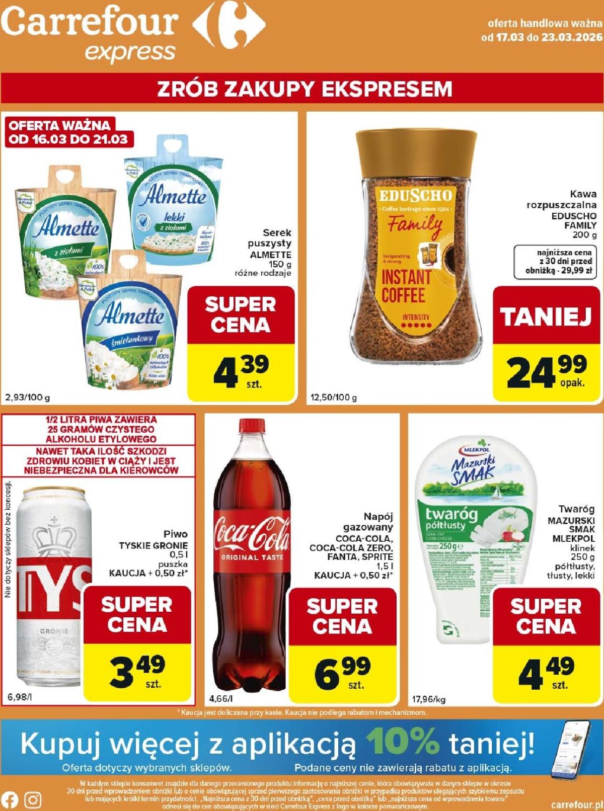 Gazetka Carrefour - Express 1 - ważna od 17.03.2026 do 23.03.2026