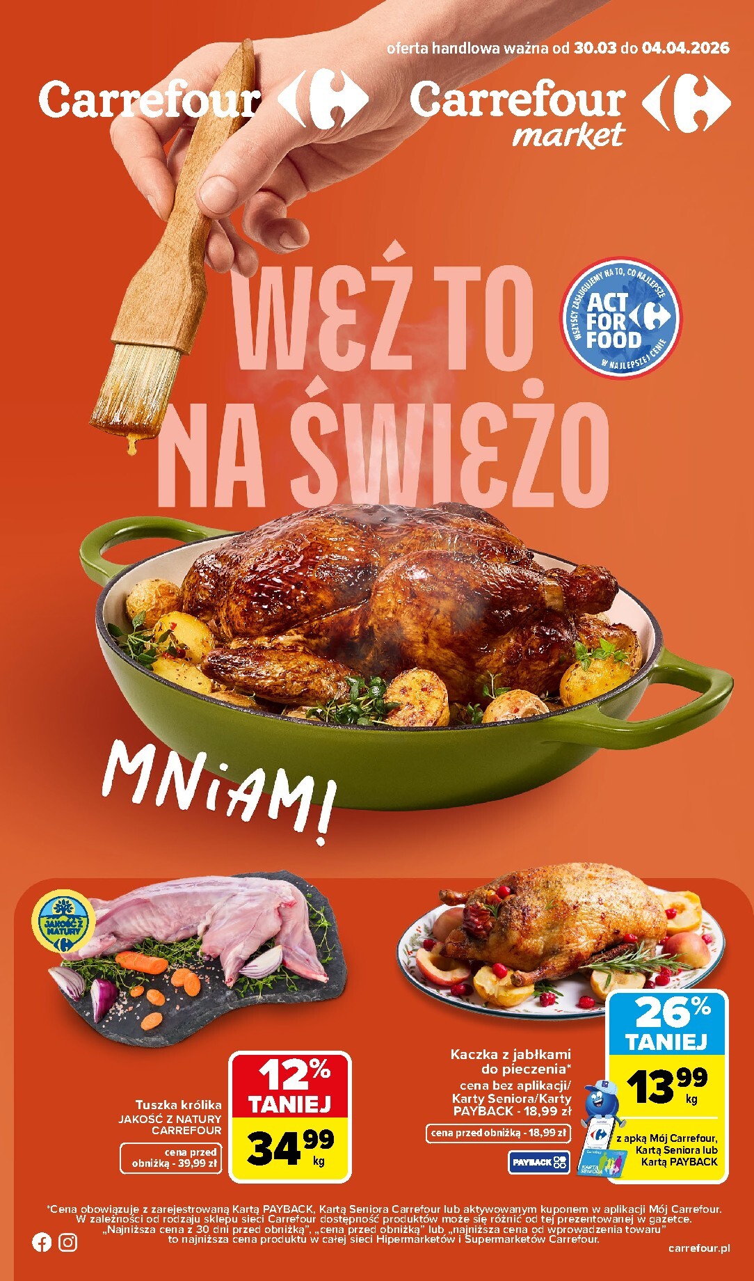 Gazetka Carrefour - Weź to na świeżo - ważna od 30.03.2026 do 04.04.2026