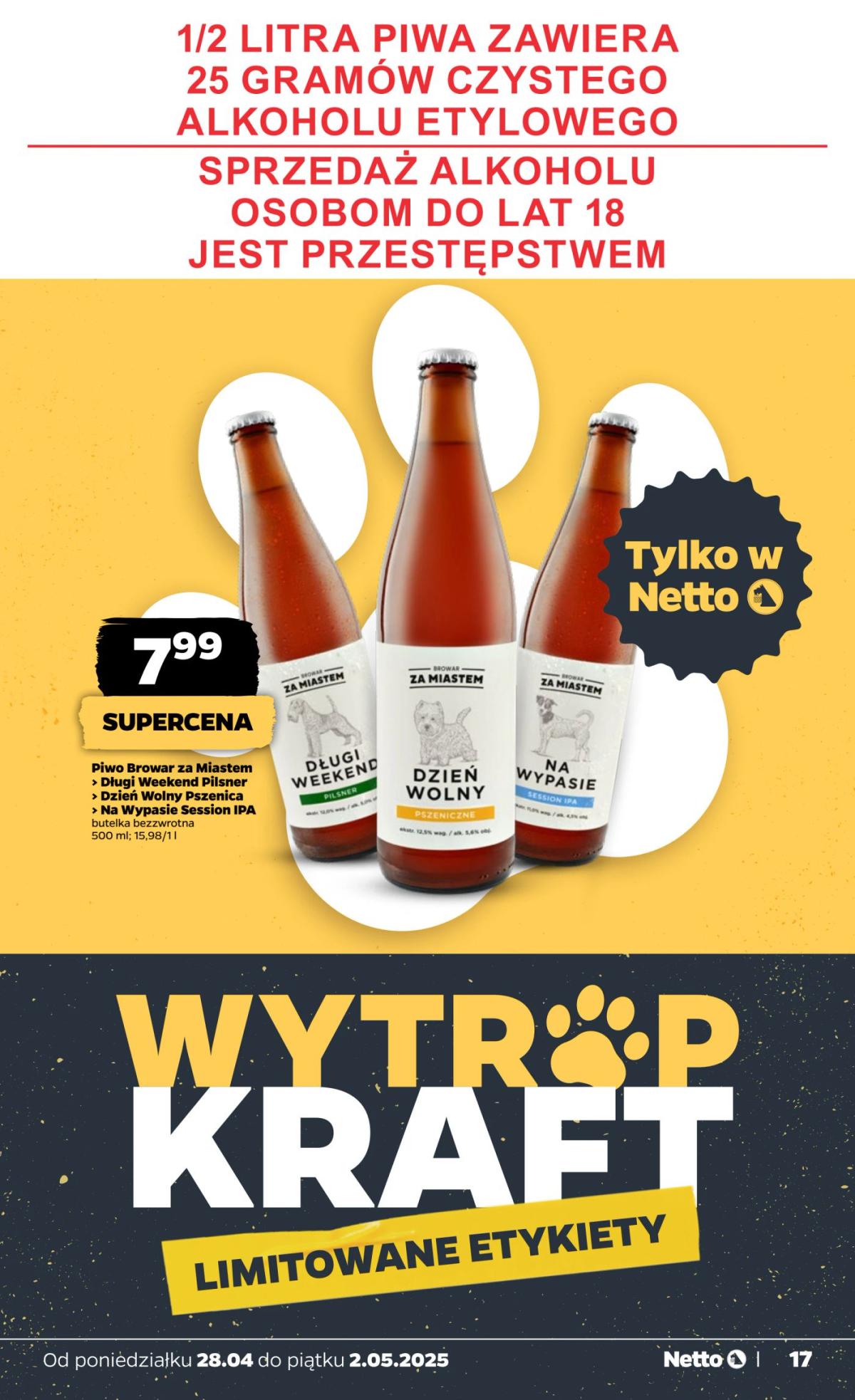 Netto - Netto_Wytrop Kraft gazetka ważna od 28.04. - 02.05.