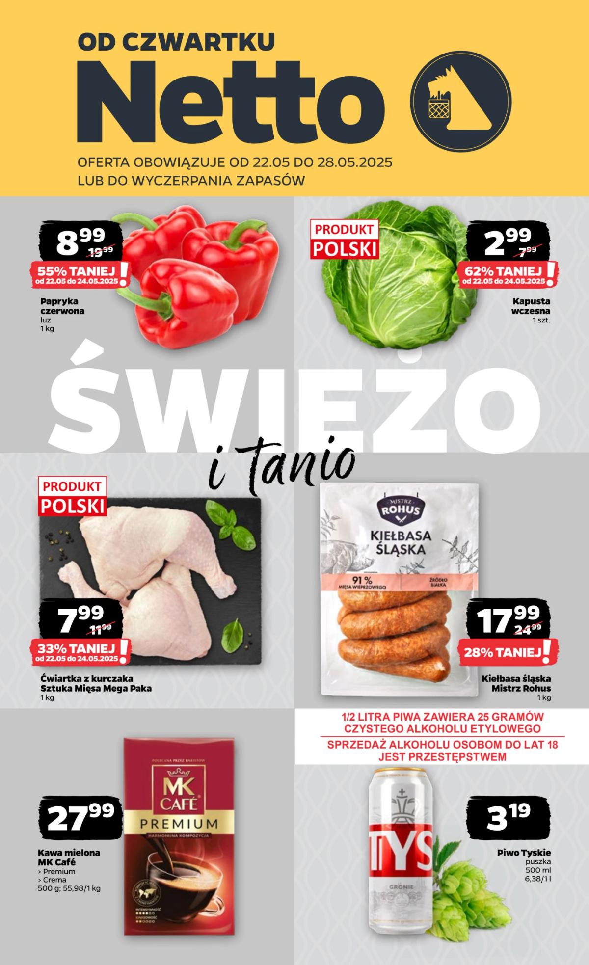 Netto - Food gazetka ważna od 22.05. - 28.05.