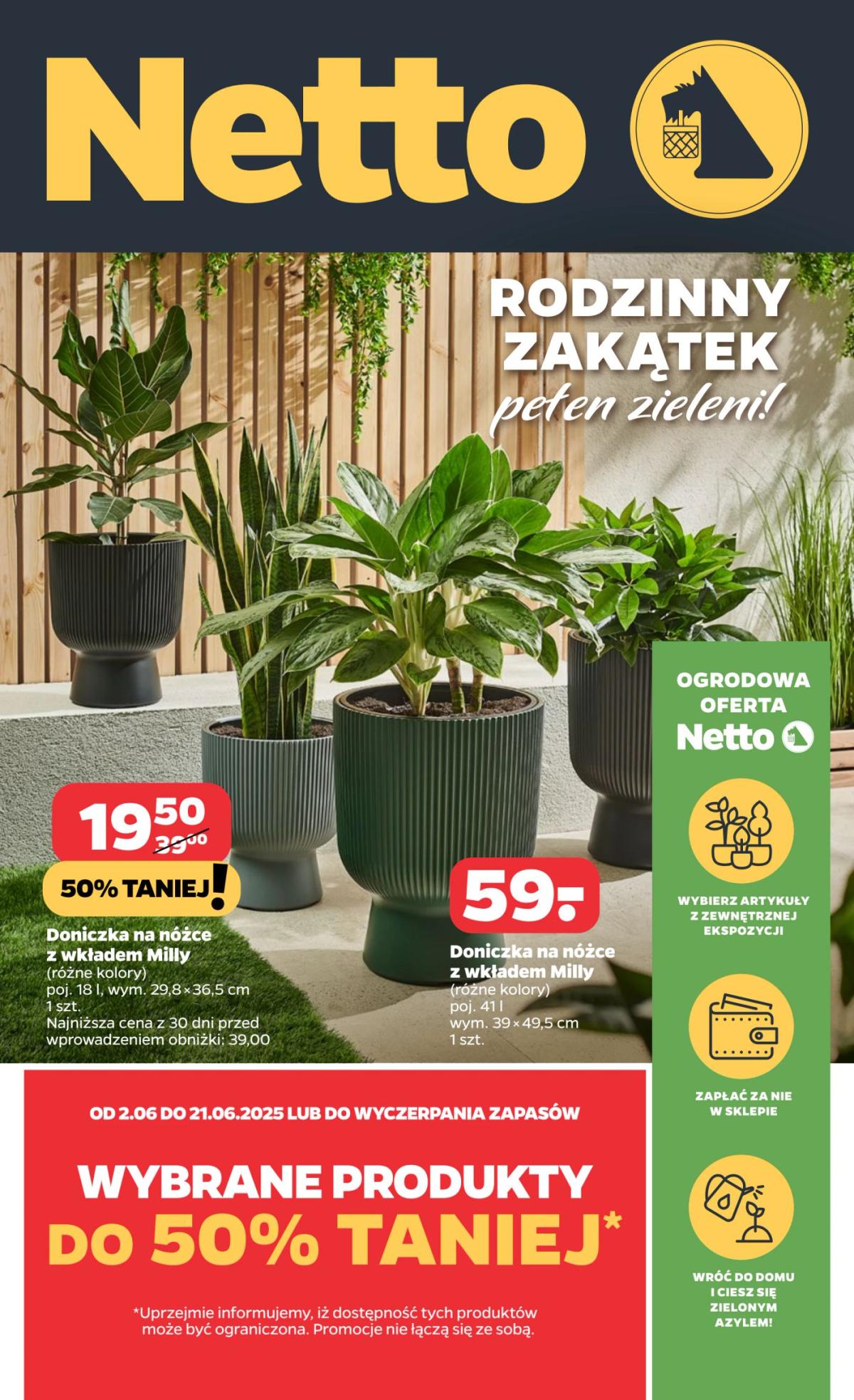 Gazetka Netto - Katalog Ogrod ważna od 02.06. - 21.06.