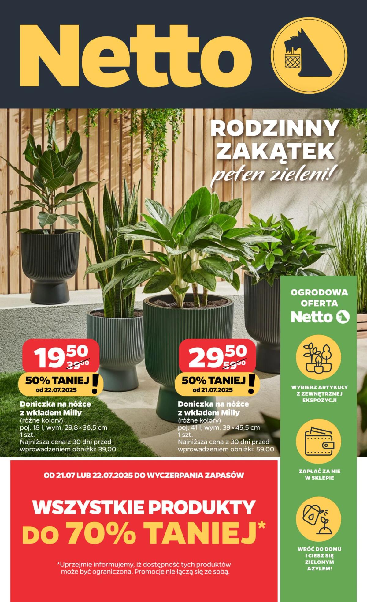 Gazetka Netto - Katalog ogrod ważna od 21.07. - 31.07.