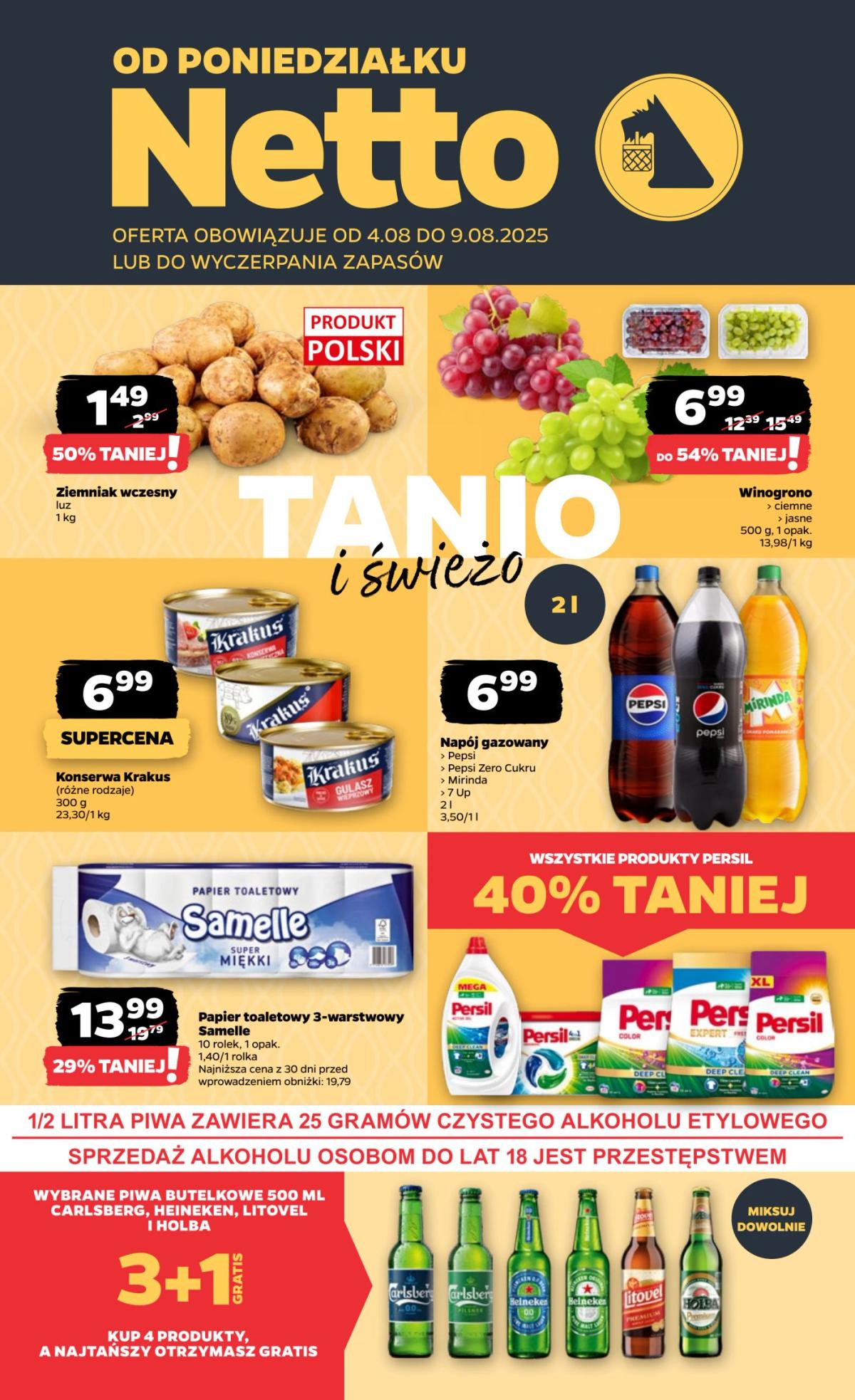 Gazetka Netto - ważna od 04.08. do 09.08.