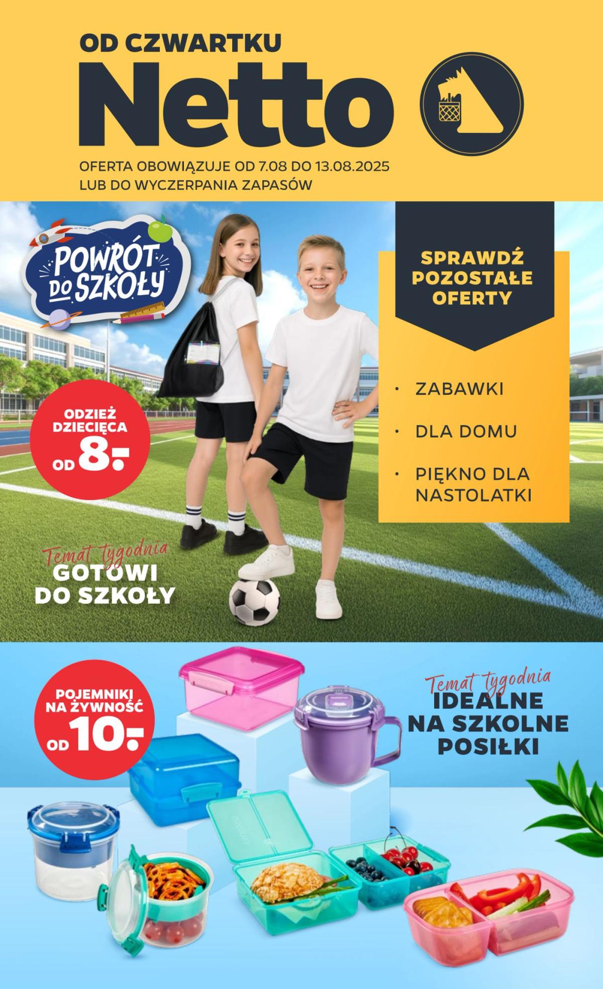 Gazetka Netto - Non Food - ważna od 07.08. do 13.08.