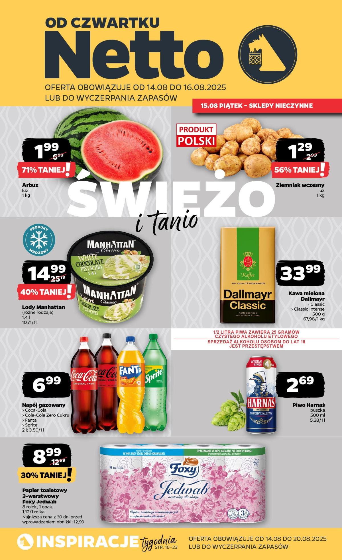 Gazetka Netto - ważna od 14.08. do 16.08.