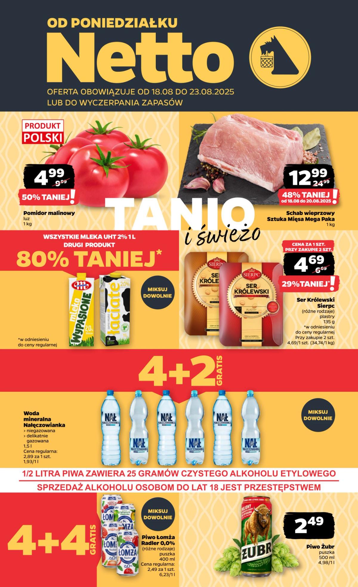 Gazetka Netto - ważna od 18.08. do 23.08.