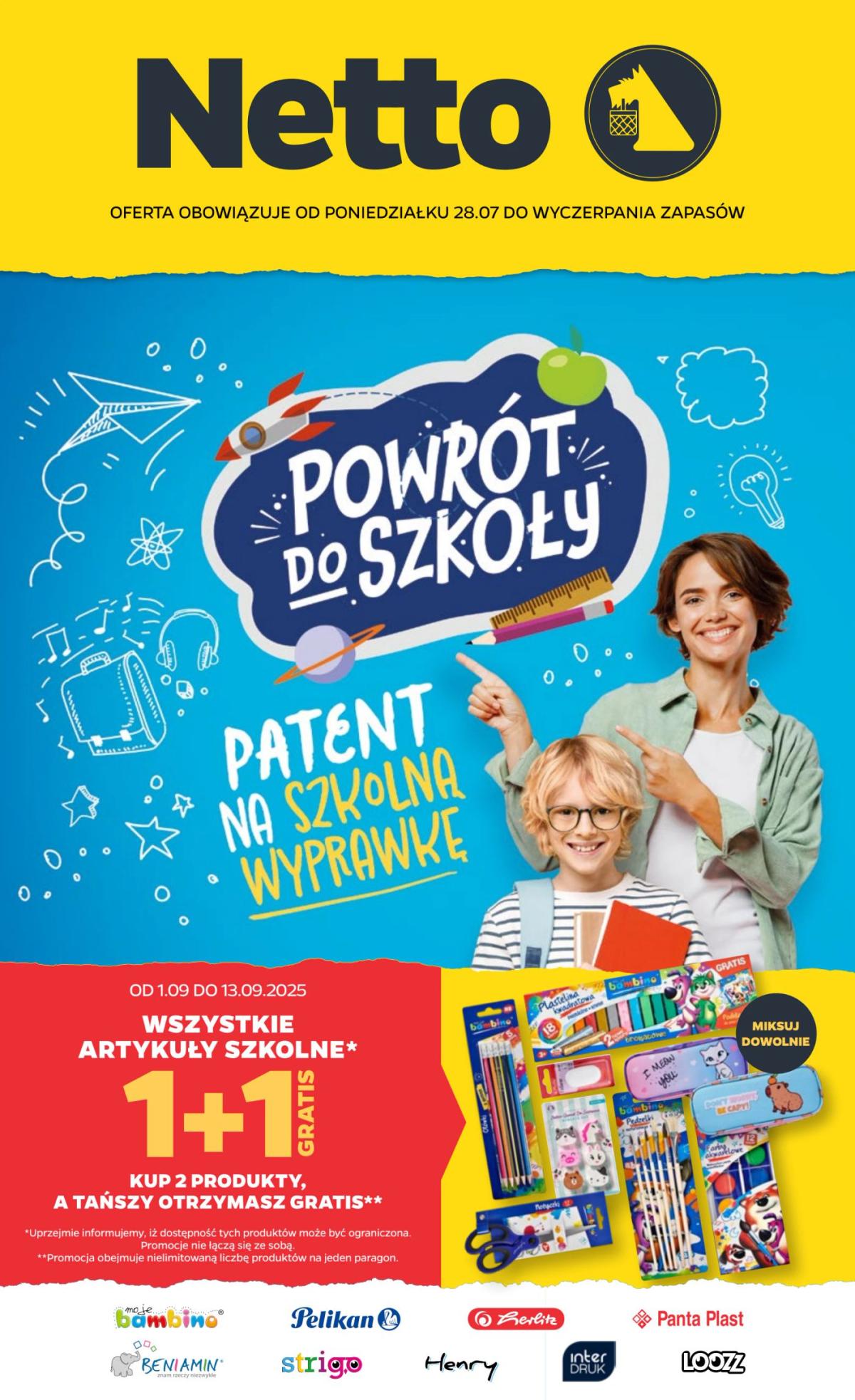Gazetka Netto - Back to School - ważna od 27.07. do 13.09.