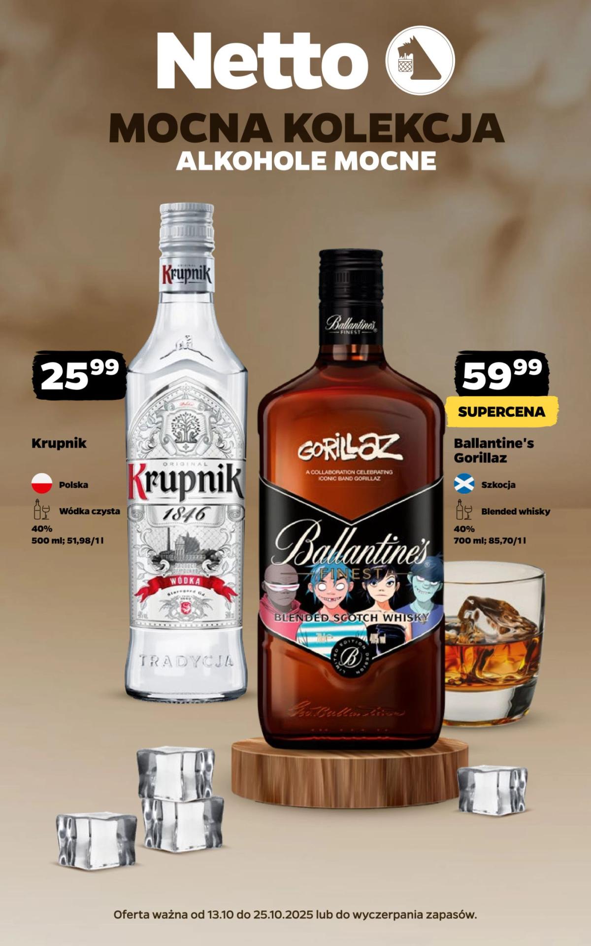 Gazetka Netto - Alkohole - ważna od 13.10. do 25.10.