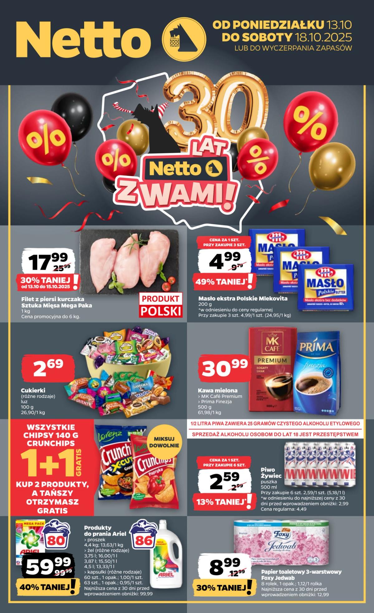 Gazetka Netto - ważna od 13.10. do 18.10.