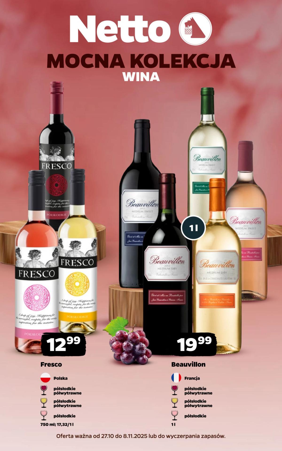 Gazetka Netto - Wina - ważna od 27.10. do 08.11.