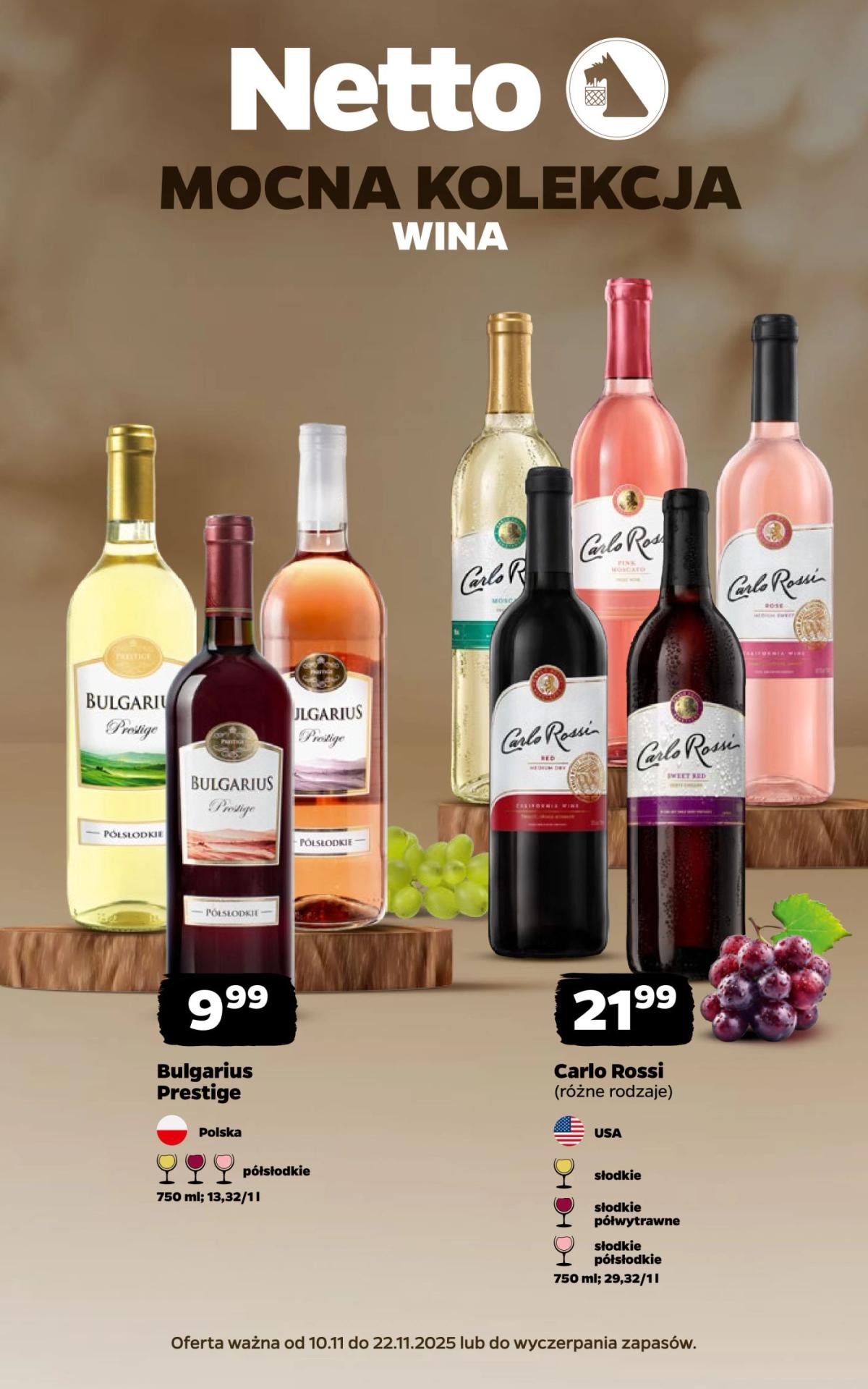 Gazetka Netto - Wina - ważna od 10.11. do 22.11.