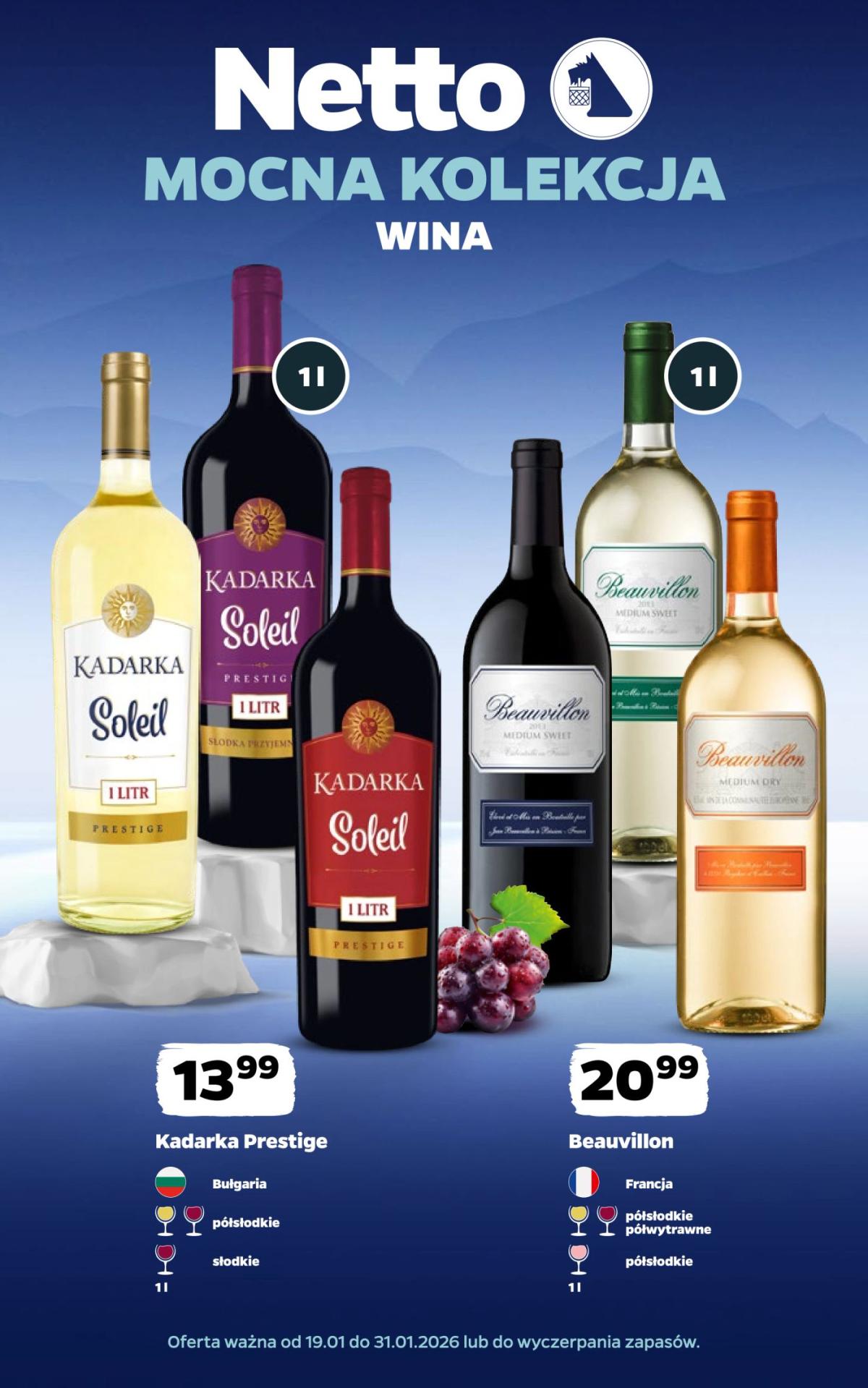 Gazetka Netto - Wina - ważna od 19.01. do 31.01.
