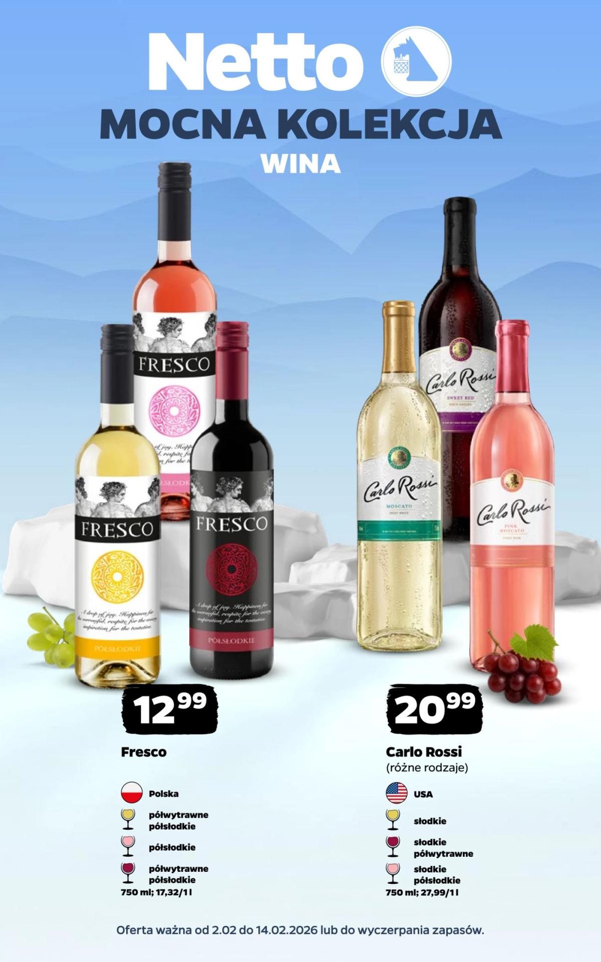 Gazetka Netto - Wina - ważna od 02.02.2026 do 14.02.2026