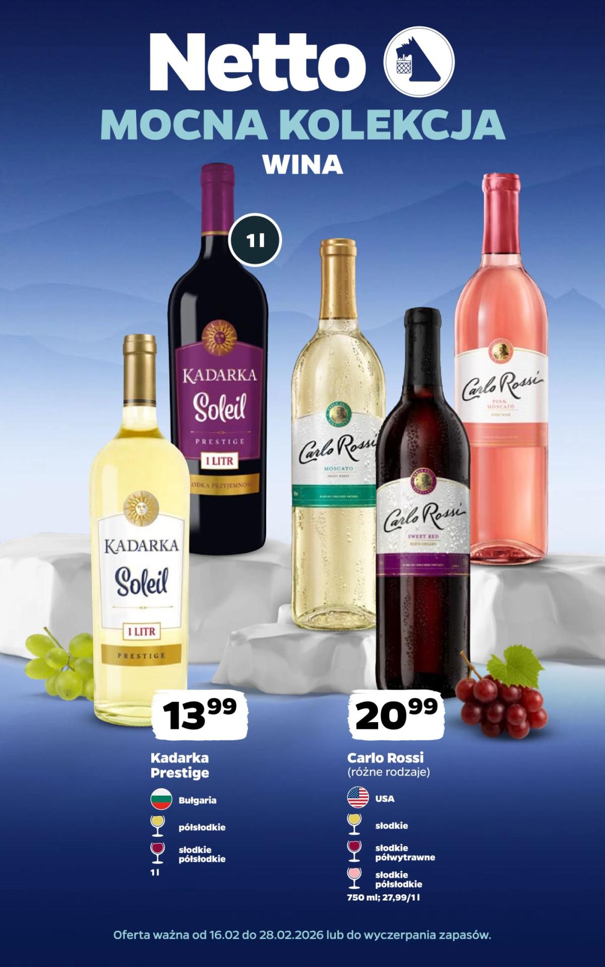 Gazetka Netto - Wina - ważna od 16.02.2026 do 28.02.2026
