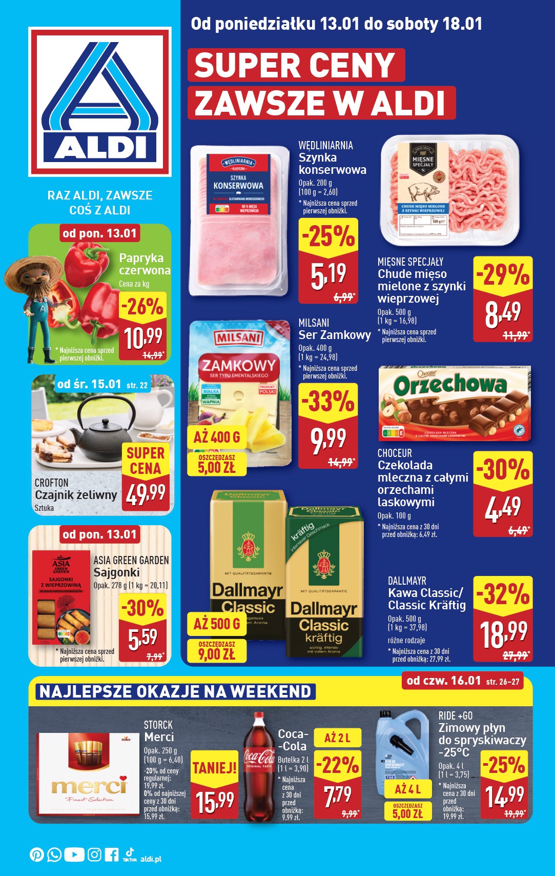 ALDI gazetka ważna od 13.01. - 18.01.