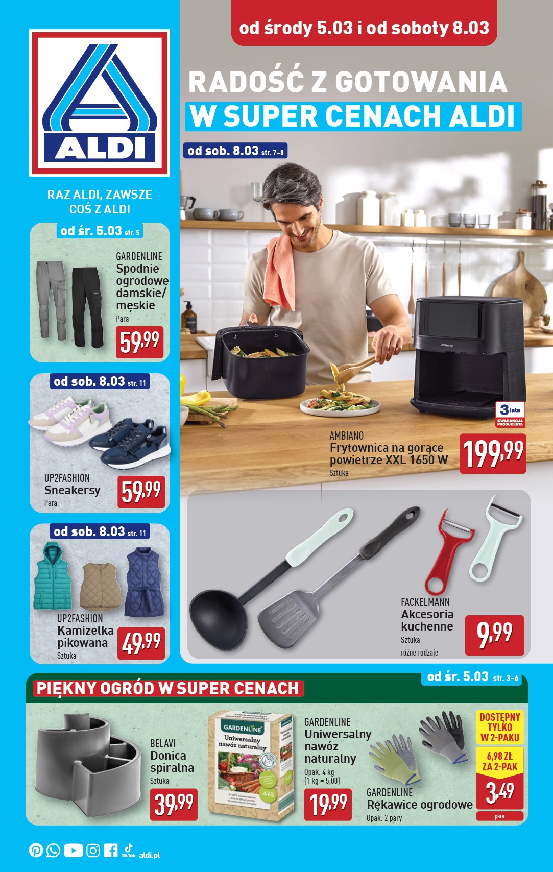 ALDI - Artykuły przemysłowe i tekstylia gazetka ważna od 05.03. - 11.03.