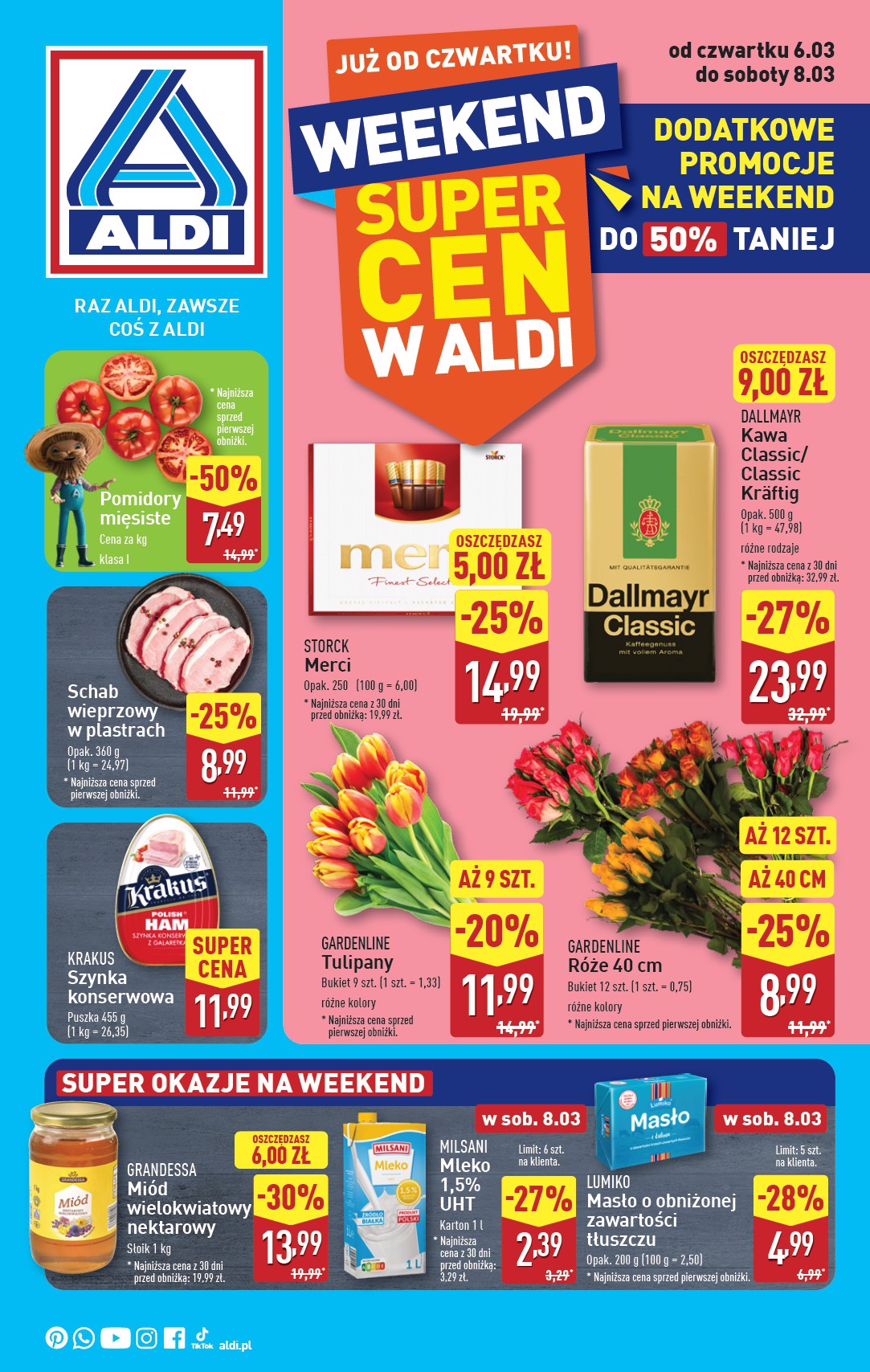 ALDI - Okazje na weekend gazetka ważna od 06.03. - 08.03.