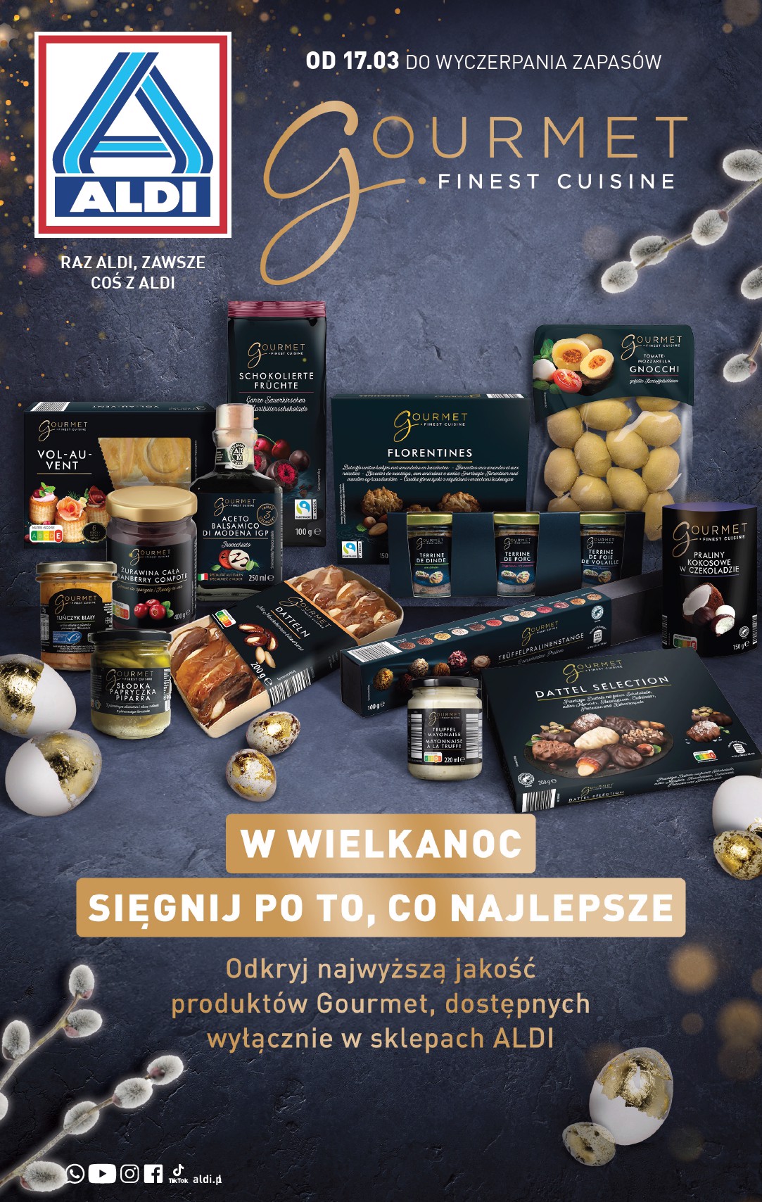 ALDI - Wielkanoc z Gourmet gazetka ważna od 17.03. - 20.04.