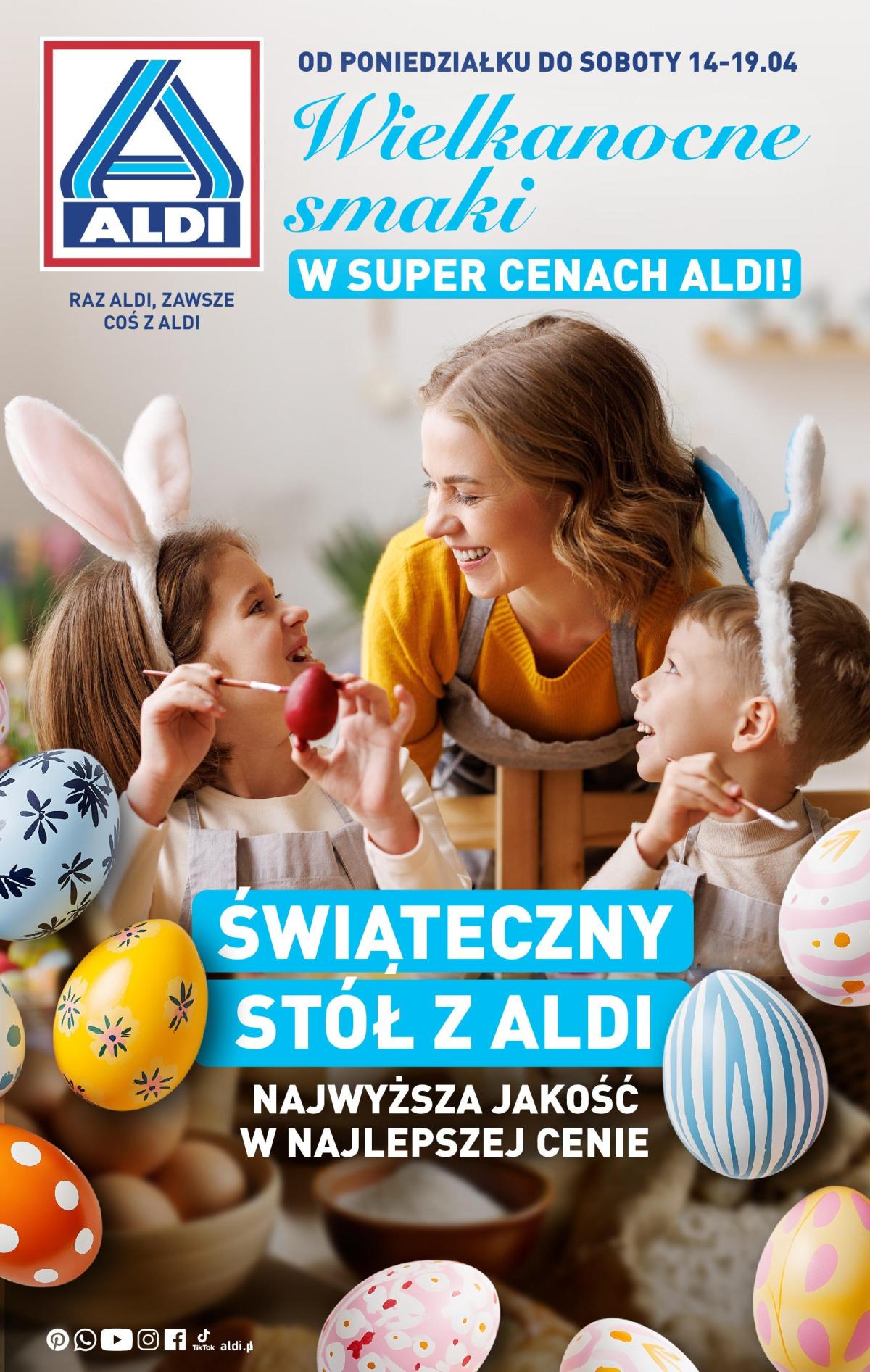 ALDI - Wielkanoc gazetka ważna od 14.04. - 19.04.