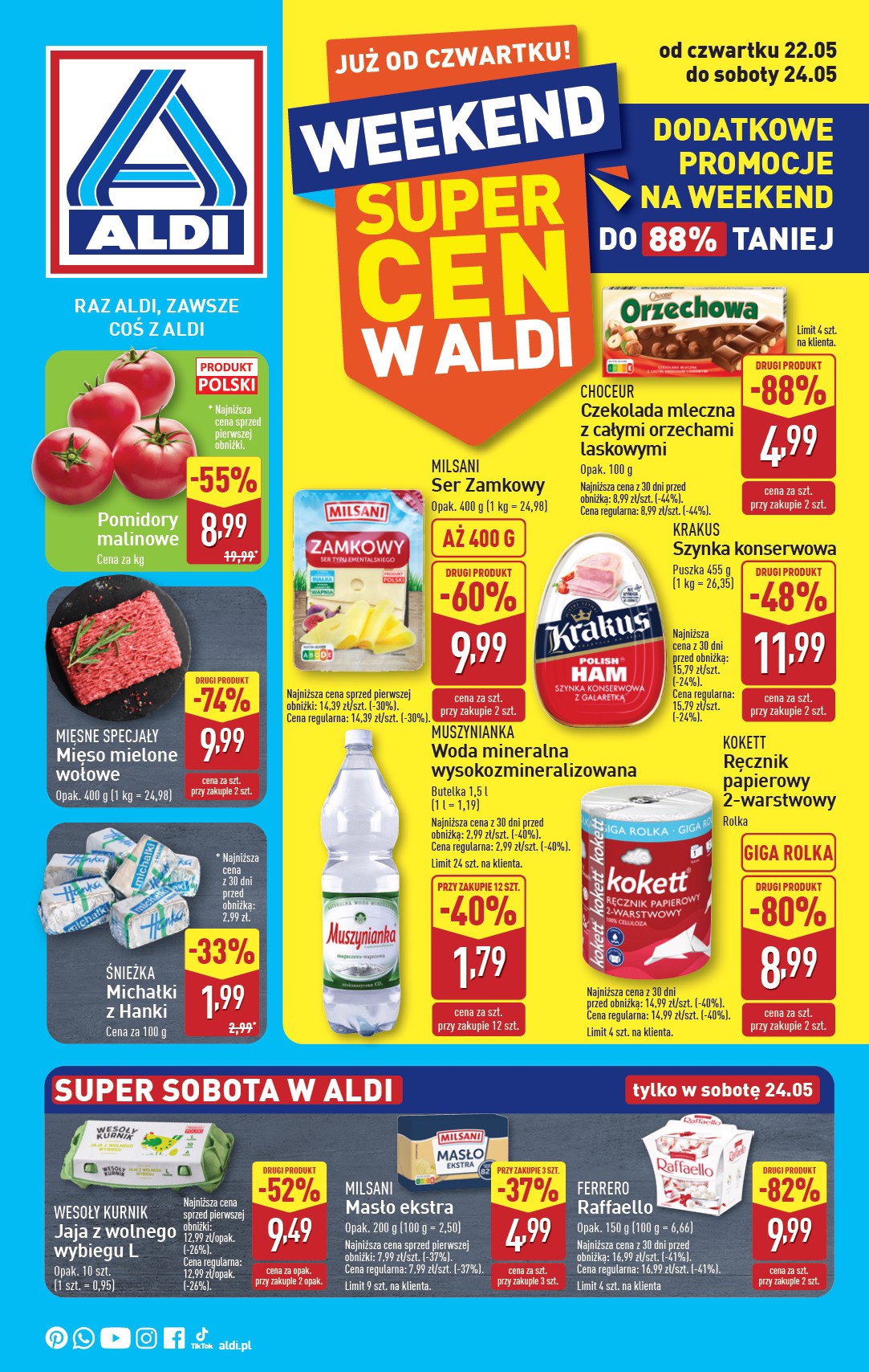 ALDI - Oferta weekendowa gazetka ważna od 22.05. - 24.05.