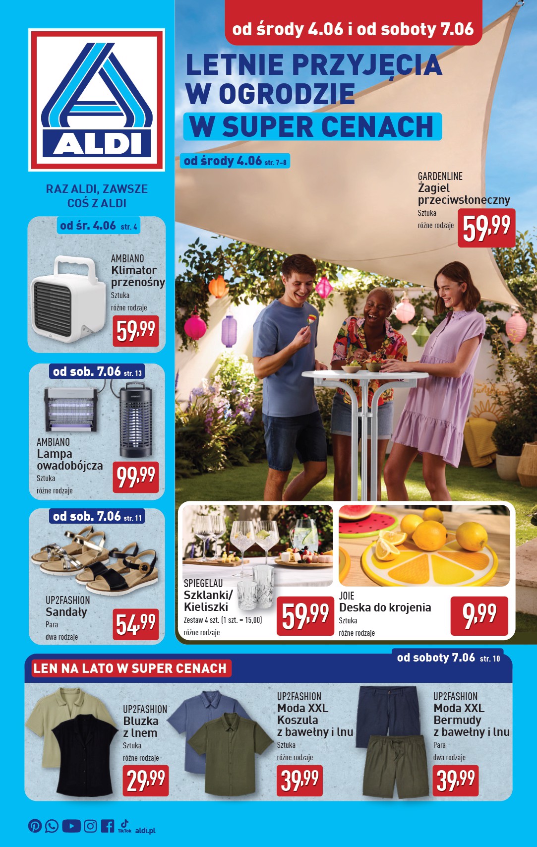 ALDI - Artykuły przemysłowe i tekstylia gazetka ważna od 04.06. - 07.06.
