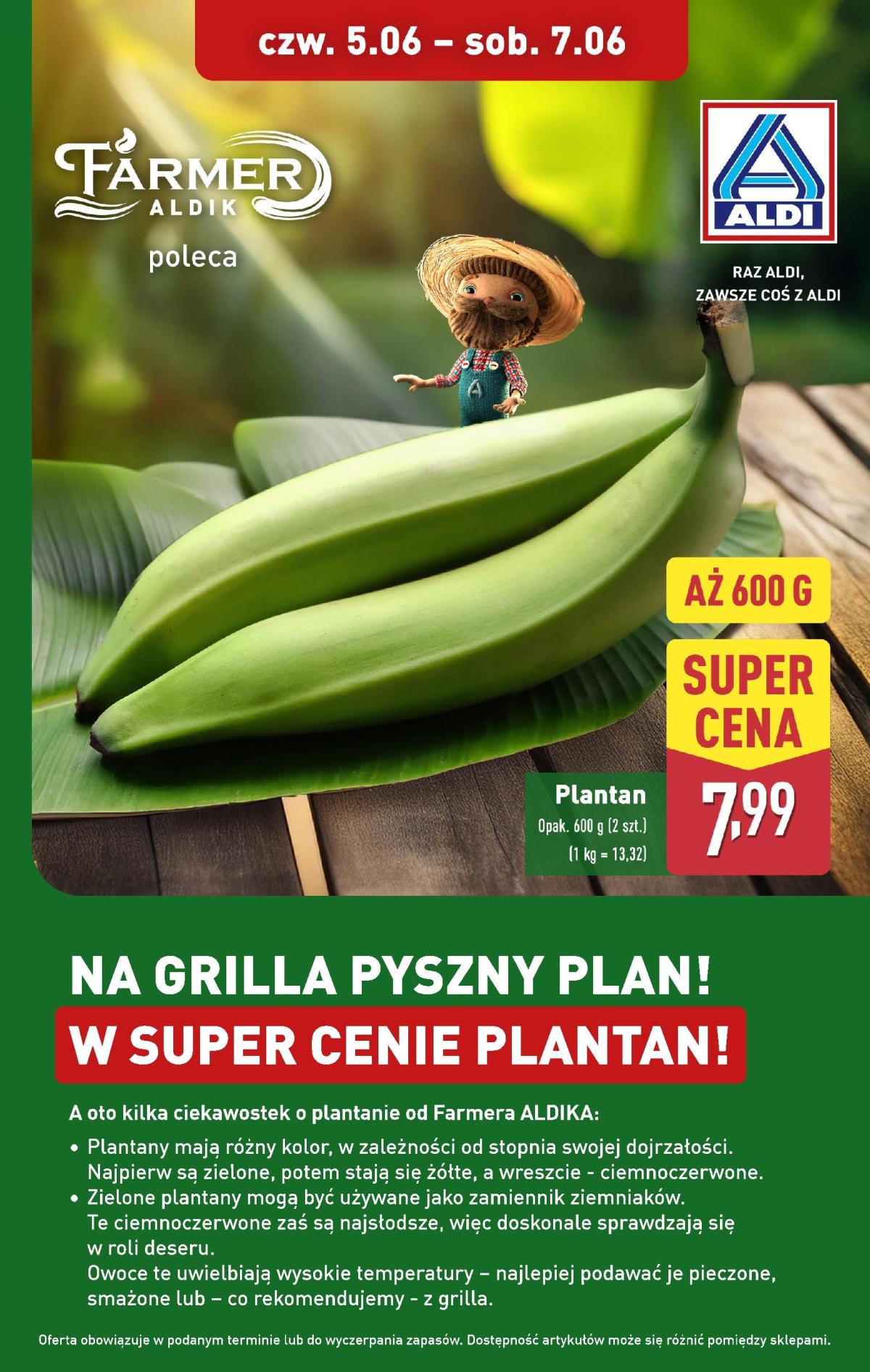 Gazetka ALDI - Plantan od Czwartku ważna od 05.06. - 07.06.