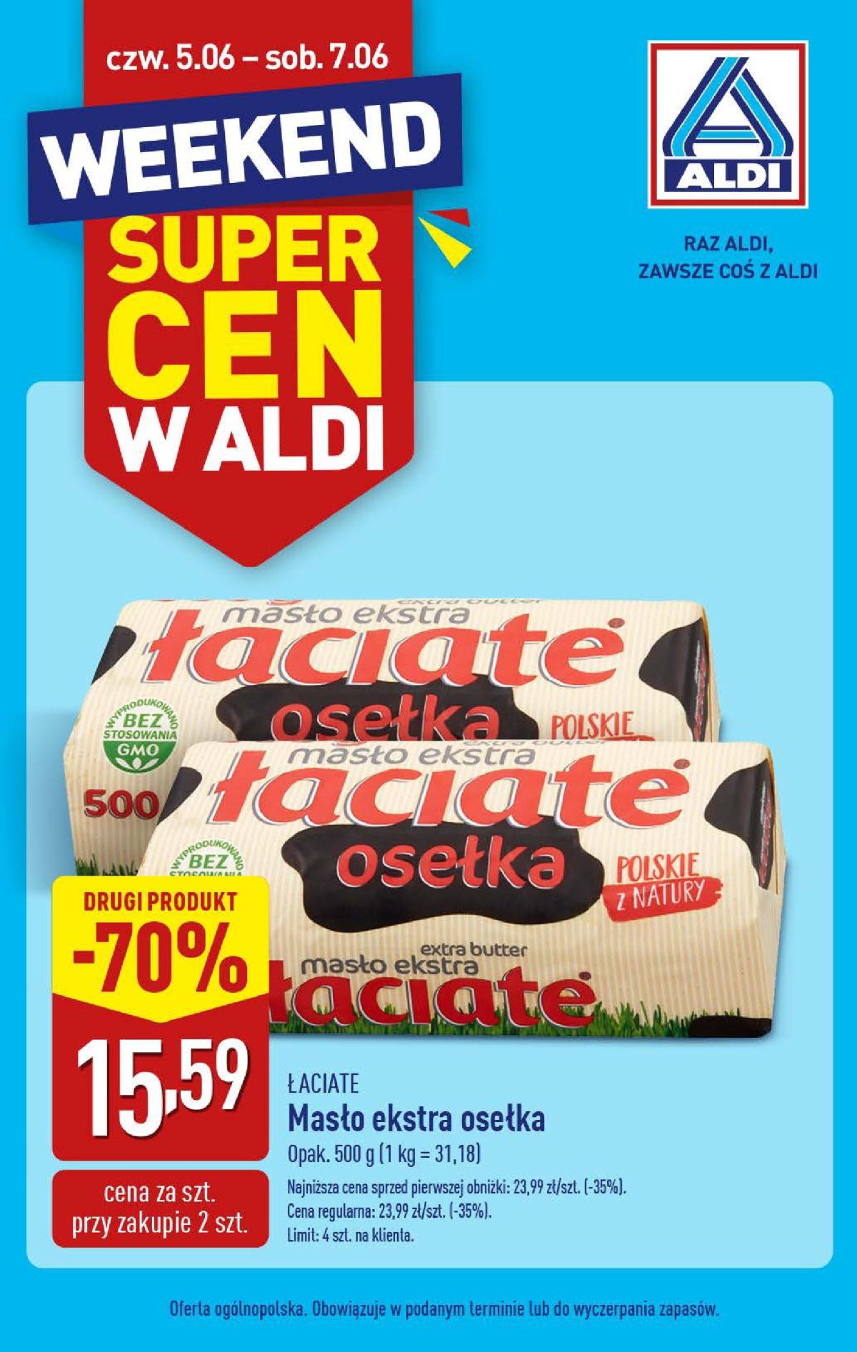 Gazetka ALDI - Od Czwartku ważna od 05.06. - 07.06.