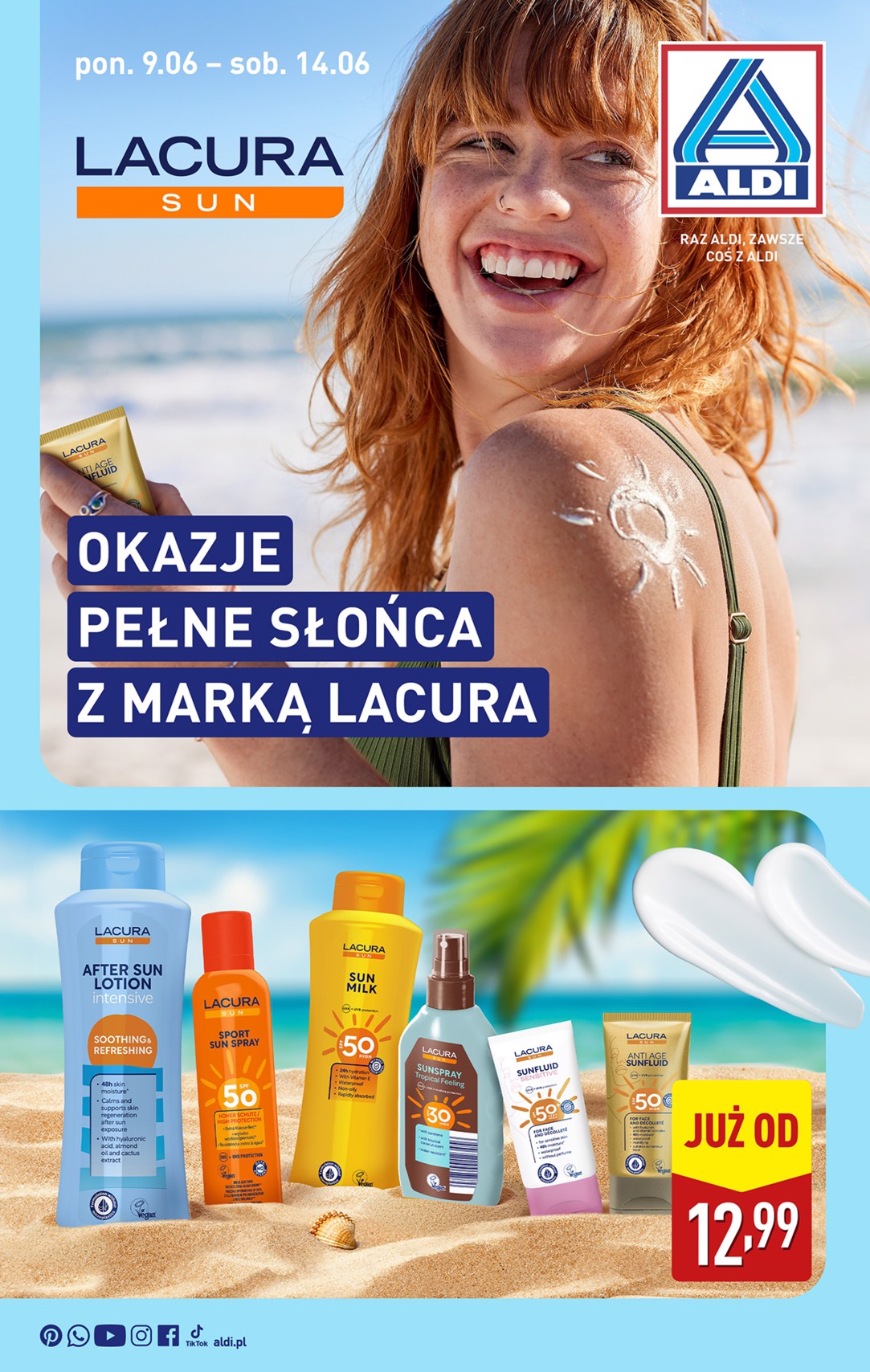 Gazetka ALDI - Lacura Sun ważna od 09.06. - 14.06.