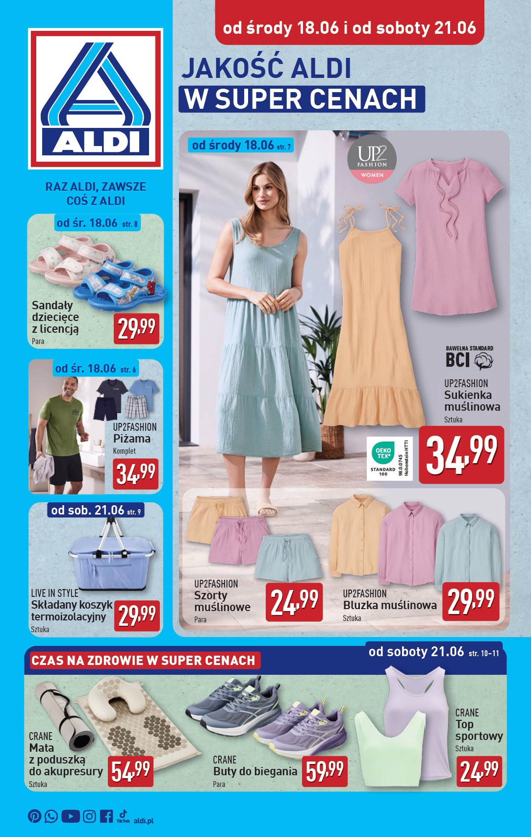 Gazetka ALDI - Artykuły przemysłowe i tekstylia ważna od 18.06. - 21.06.