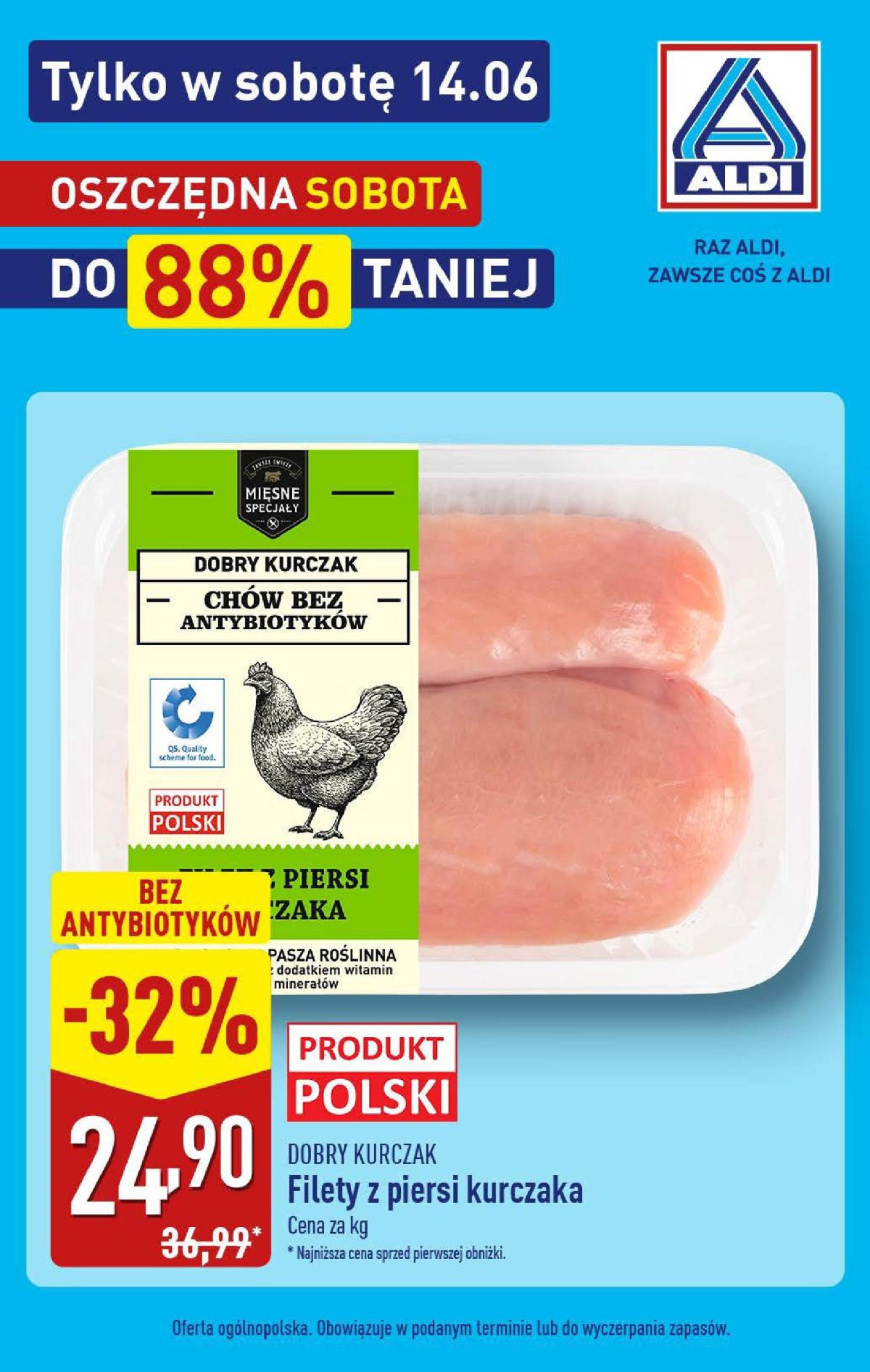 Gazetka ALDI - Sobota ważna od 14.06. - 14.06.