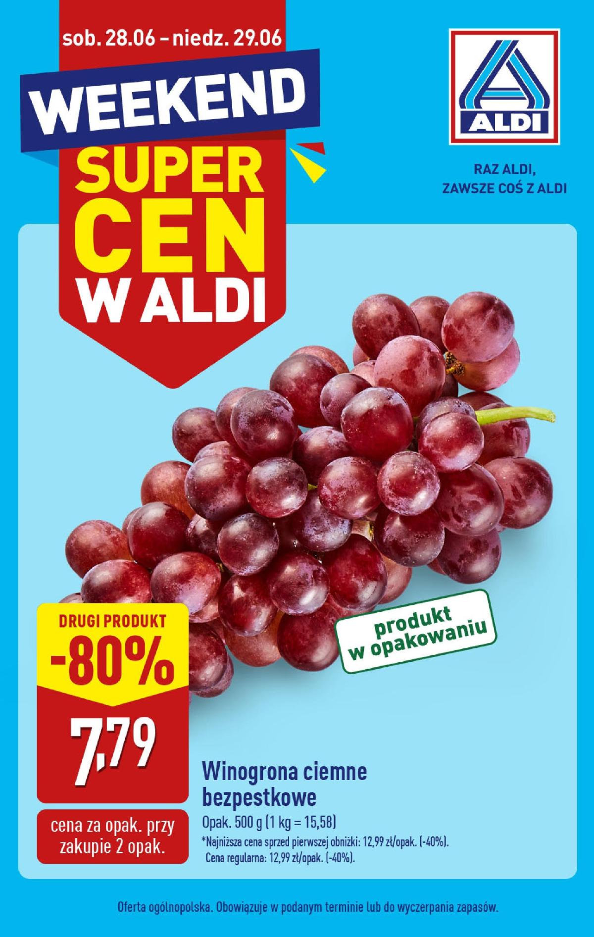 Gazetka ALDI - Weekend ważna od 28.06. - 29.06.