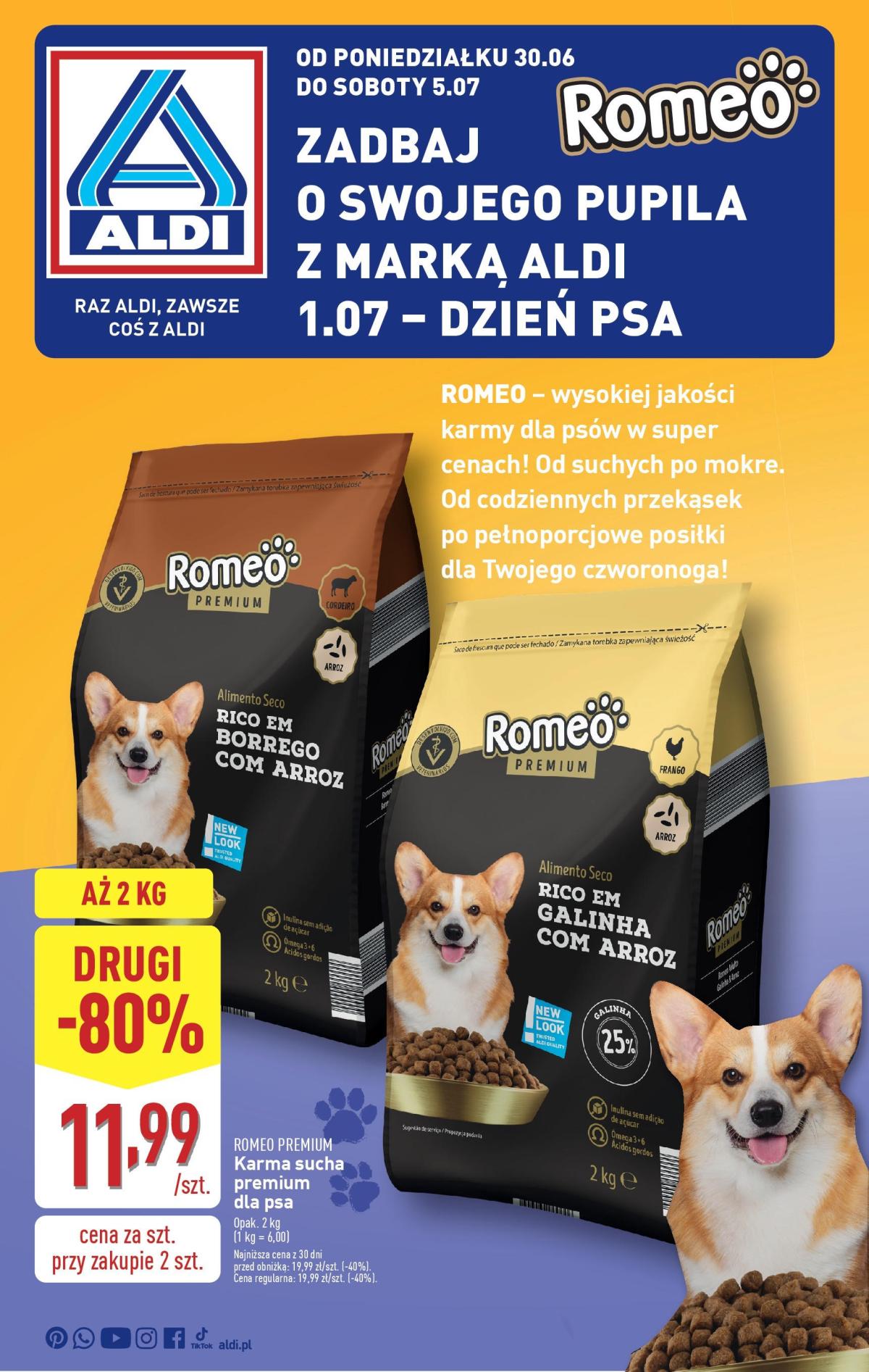 Gazetka ALDI - Dzień Psa ważna od 30.06. - 05.07.