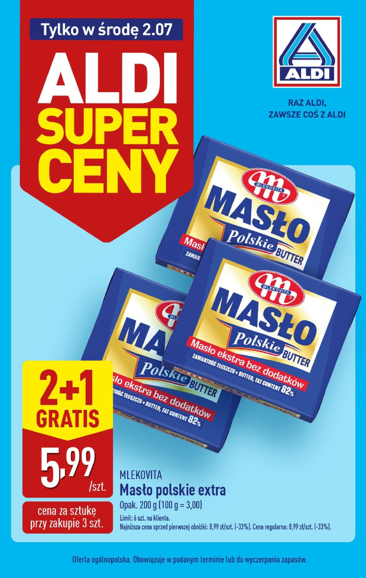 Gazetka ALDI - Tylko w środę ważna od 02.07. - 02.07.