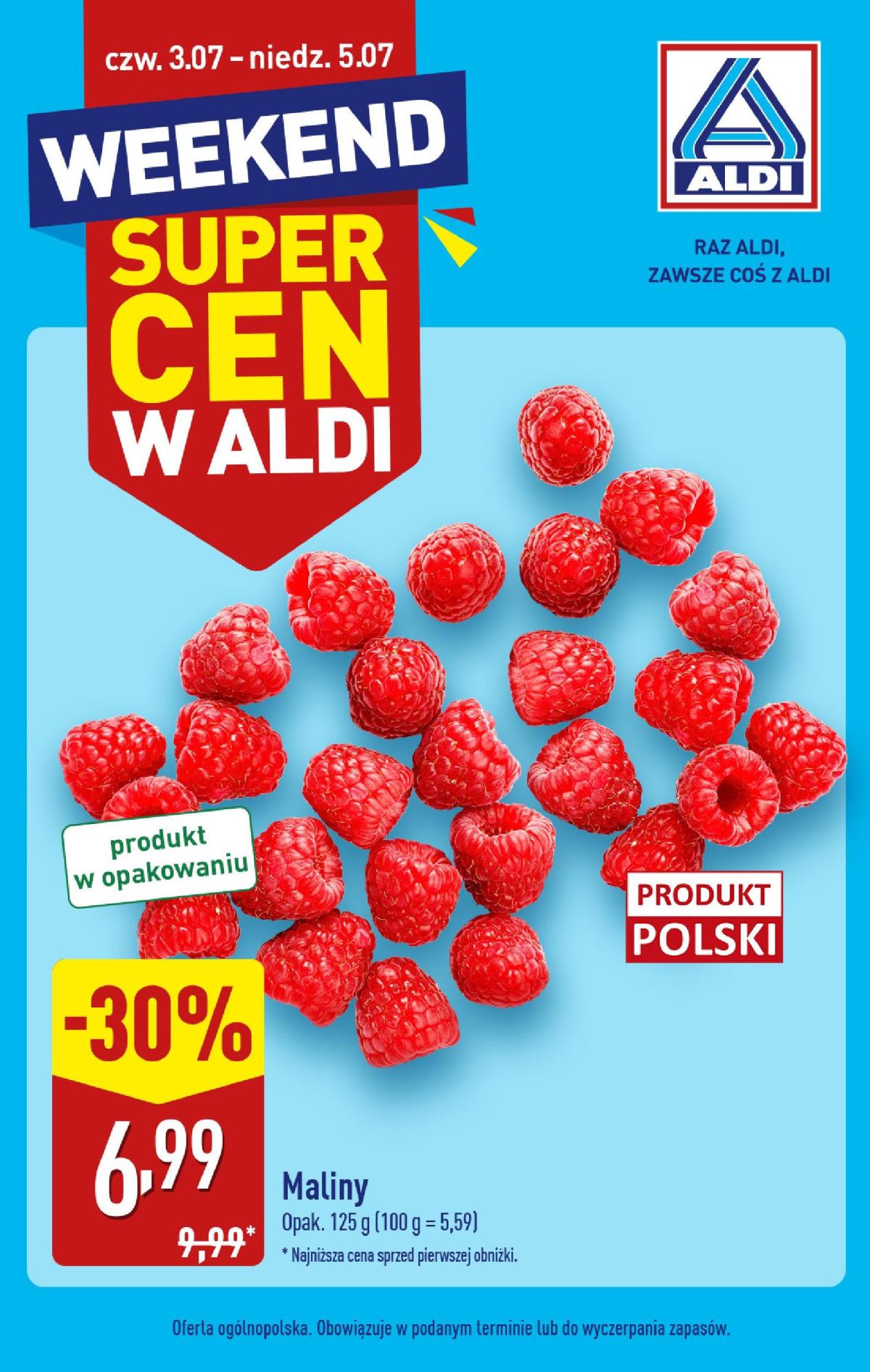 Gazetka ALDI - Od czwartku ważna od 03.07. - 05.07.