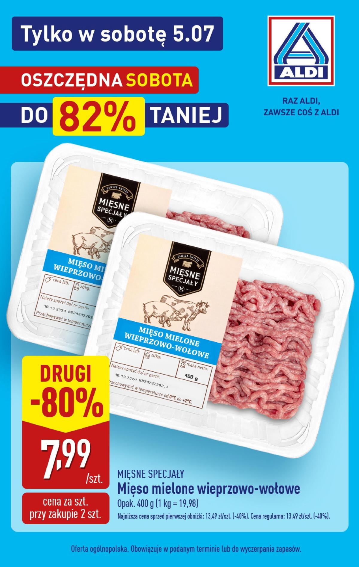 Gazetka ALDI - Sobota ważna od 05.07. - 05.07.