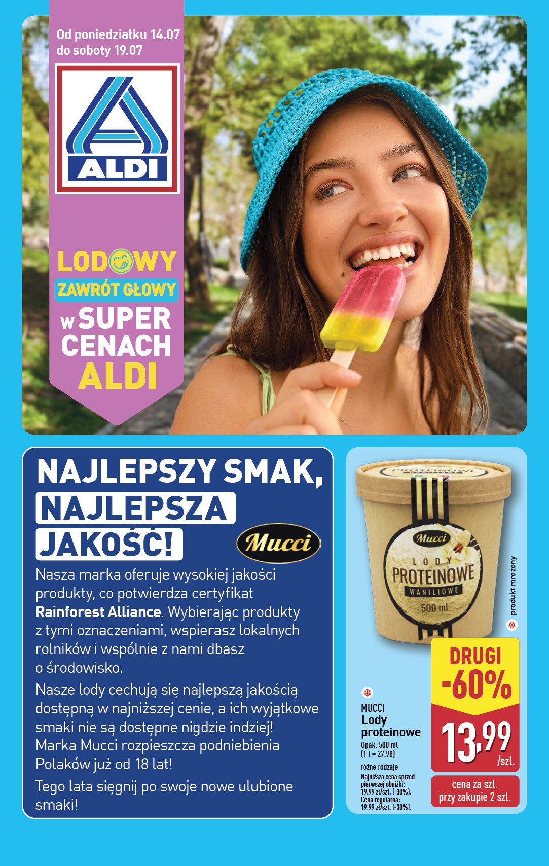 Gazetka ALDI - Lody ważna od 14.07. - 19.07.