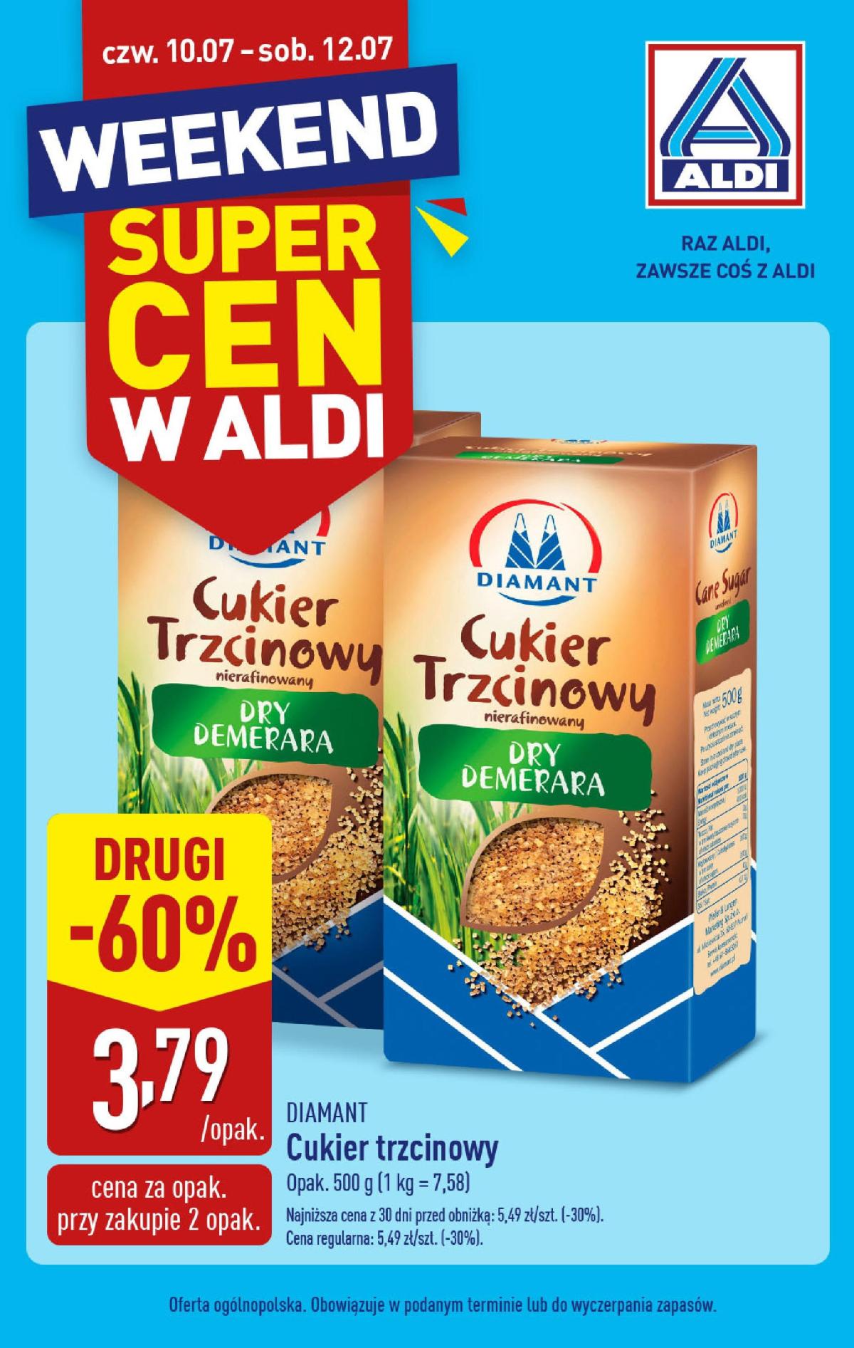 Gazetka ALDI - Weekend super cen ważna od 10.07. - 12.07.
