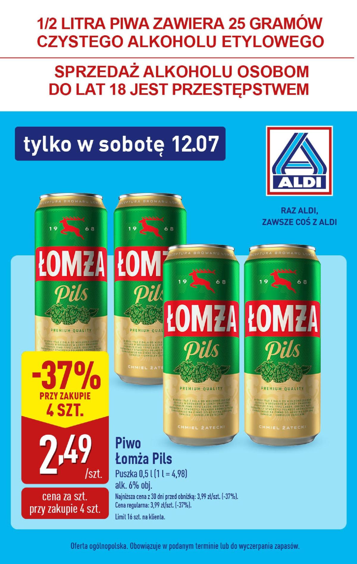 Gazetka ALDI - Super Sobota - Food ważna od 12.07. - 12.07.