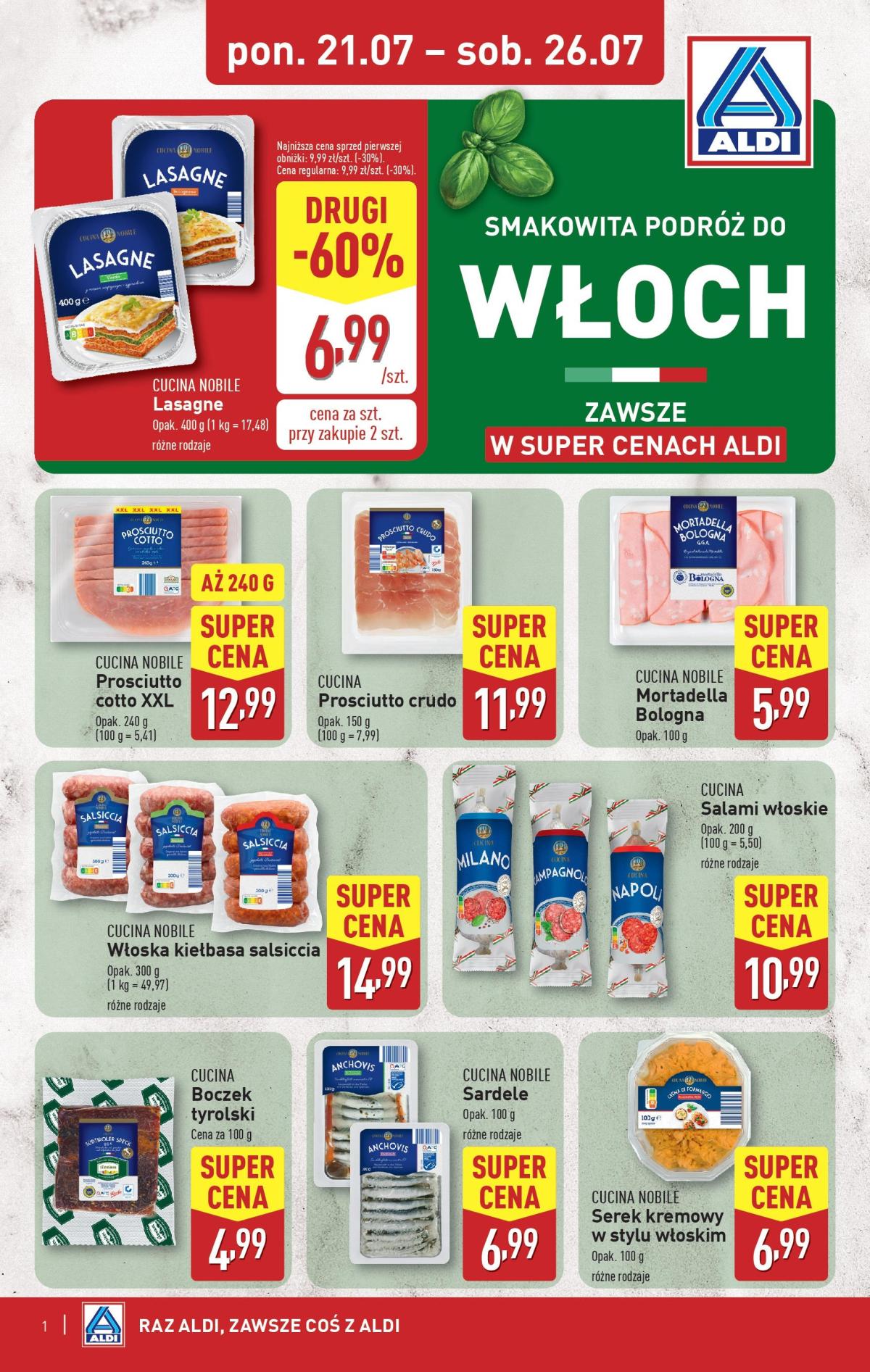 Gazetka ALDI ważna od 21.07. - 26.07.