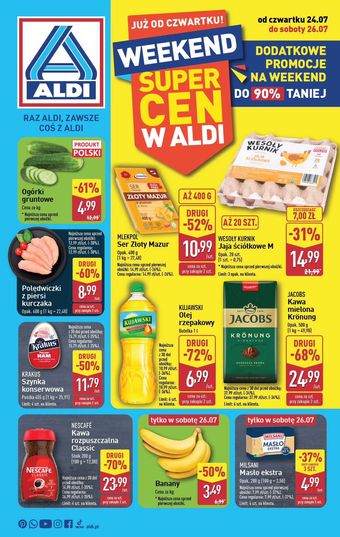 Gazetka ALDI - Oferta weekendowa ważna od 24.07. - 26.07.