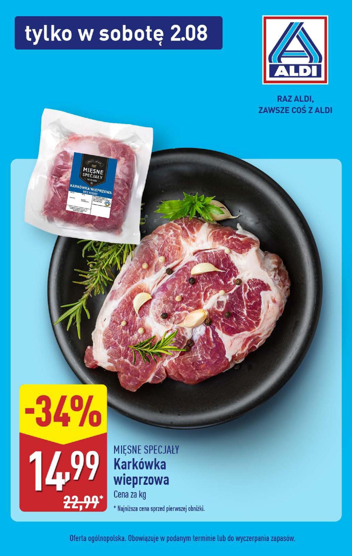 Gazetka ALDI - Sobota - ważna od 02.08. do 02.08.