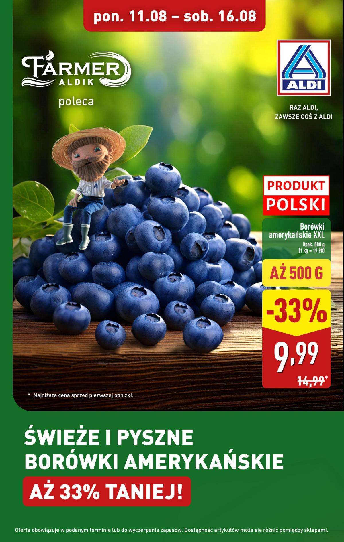 Gazetka Aldi - Farmer Aldik - ważna od 11.08. do 16.08.