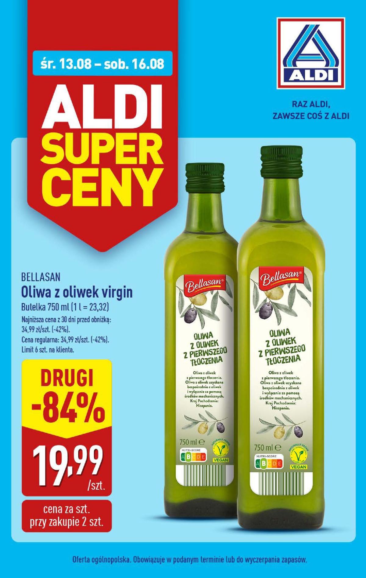 Gazetka ALDI - Od środy - ważna od 13.08. do 16.08.